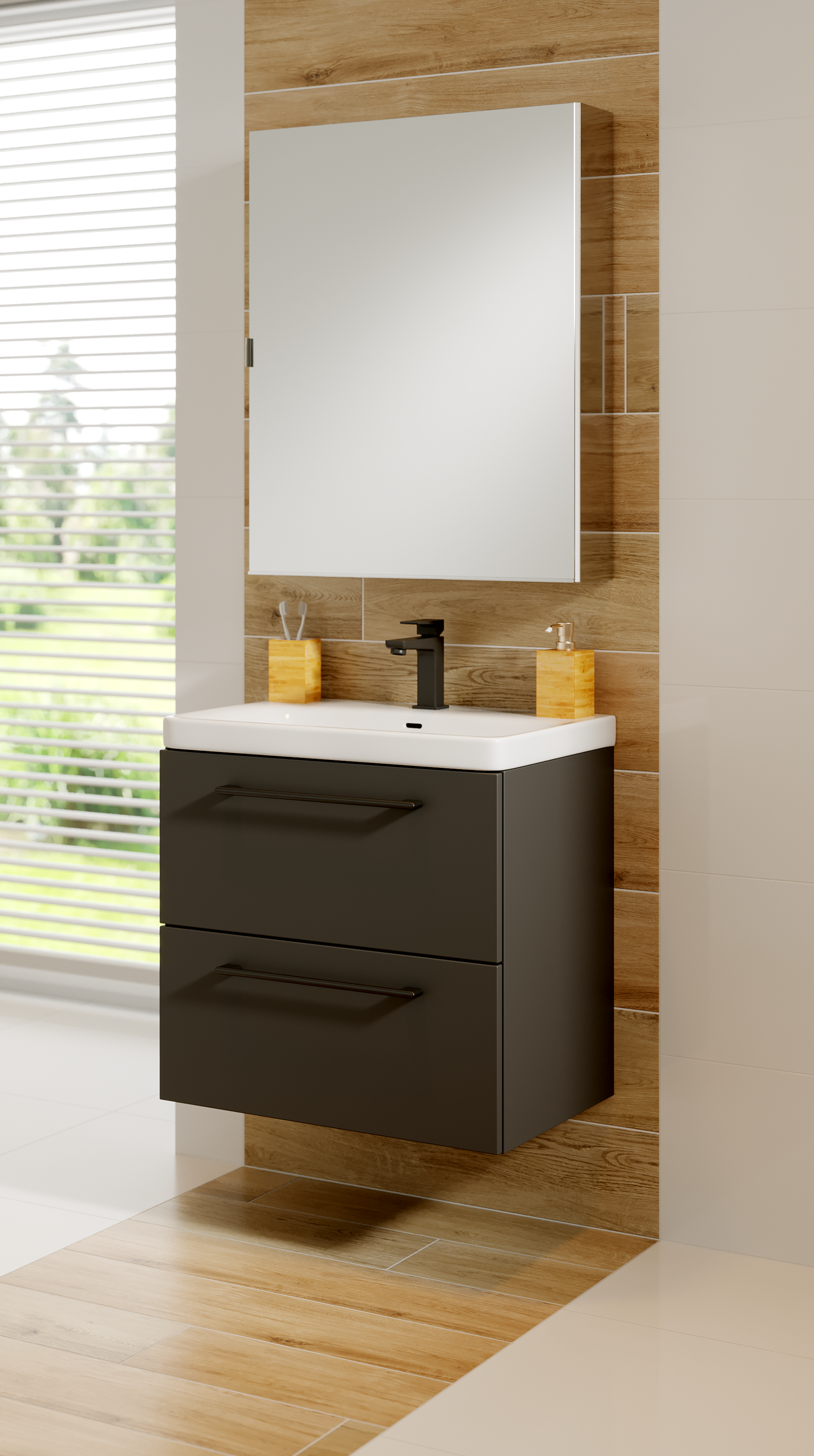 Umywalka meblowa Remix New 61 X 49.5 Sensea - 6