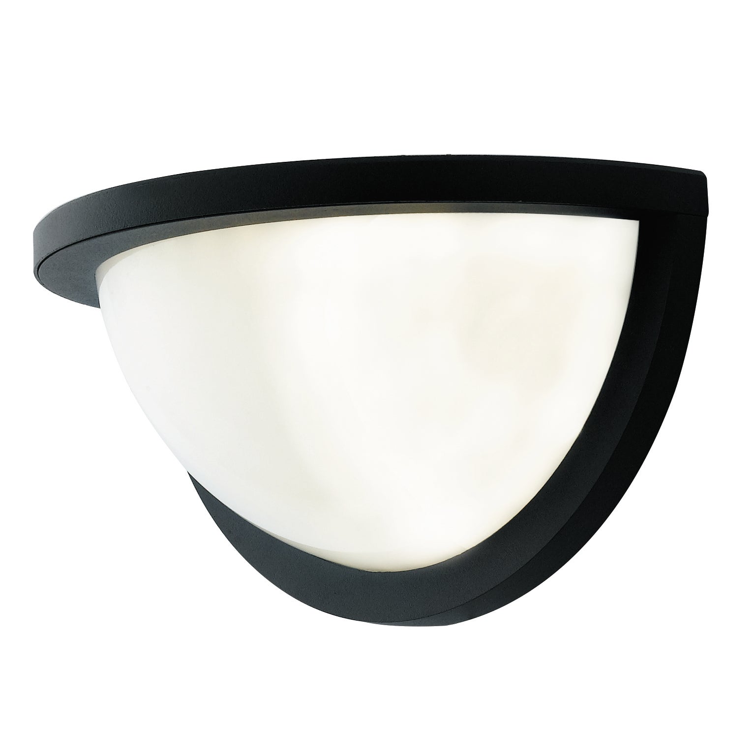 Applique LED moderno da esterno Detroit nero IP54, luce bianco naturale 700 lumen, INTEC - 3