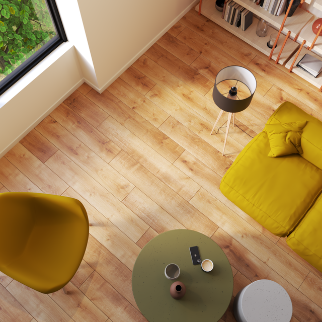 Sol stratifié intenso ARTENS DESIGN westport, Ep.10 mm, résistant à l'eau