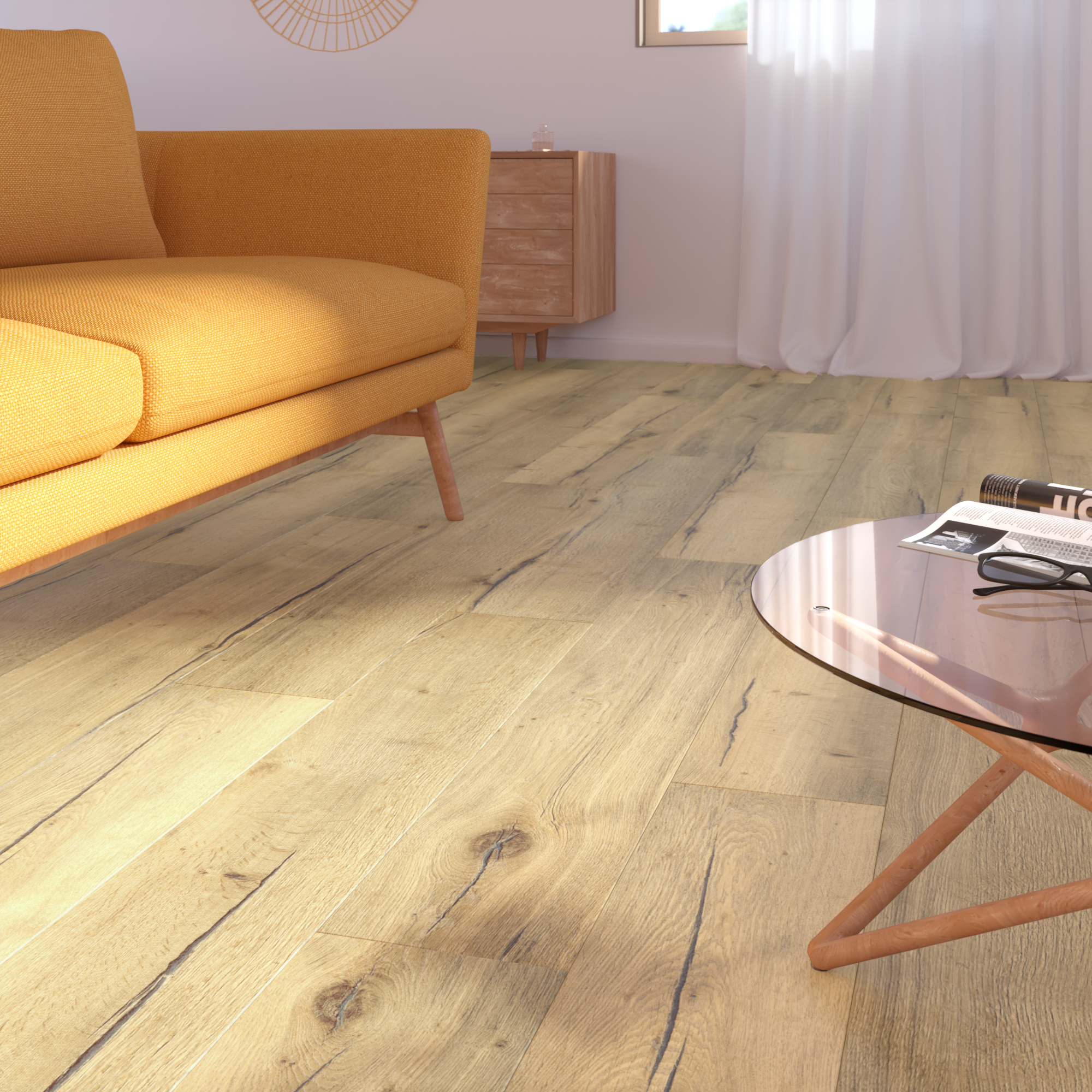 Panele podłogowe laminowane wodoodporne AC5 8 mm Artens  Orito - 6