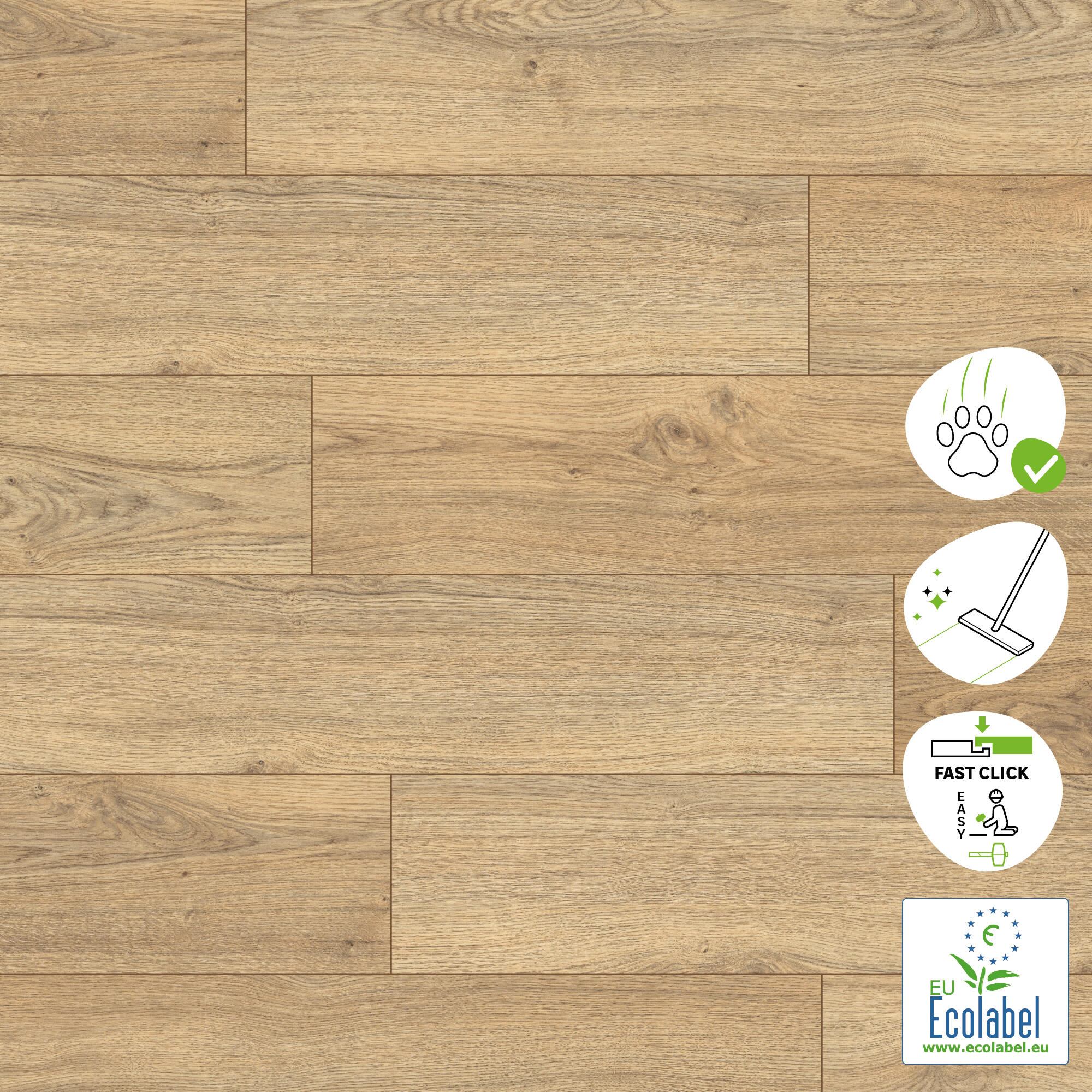 Pavimento flutuante laminado intenso 8 mm Artens Harmony Aberdeen - 6