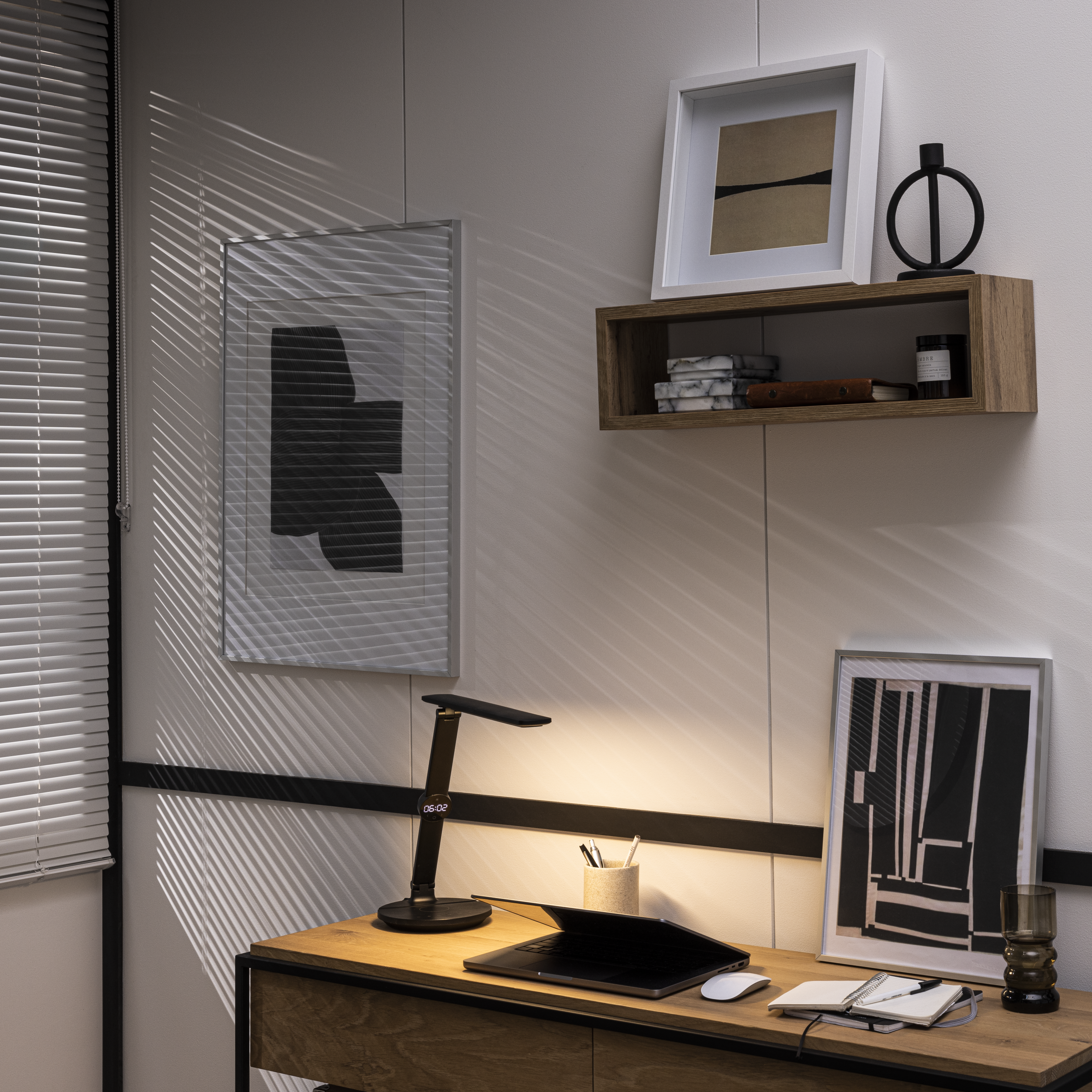 Lampka biurkowa Alex Plus czarna 1000 lm LED Inspire - 14