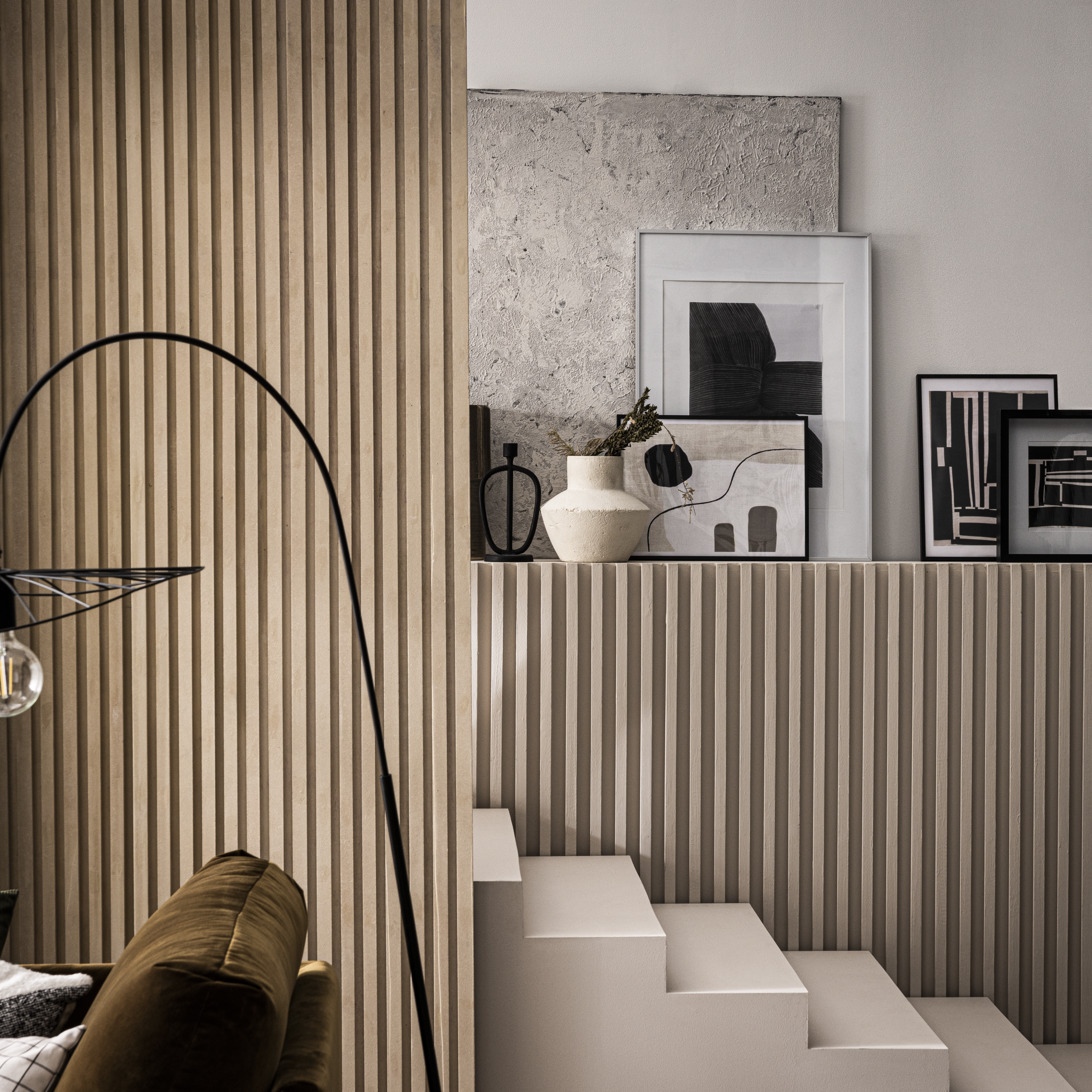 Moldura MILO CASE 30X30 cm preto Inspire - 14