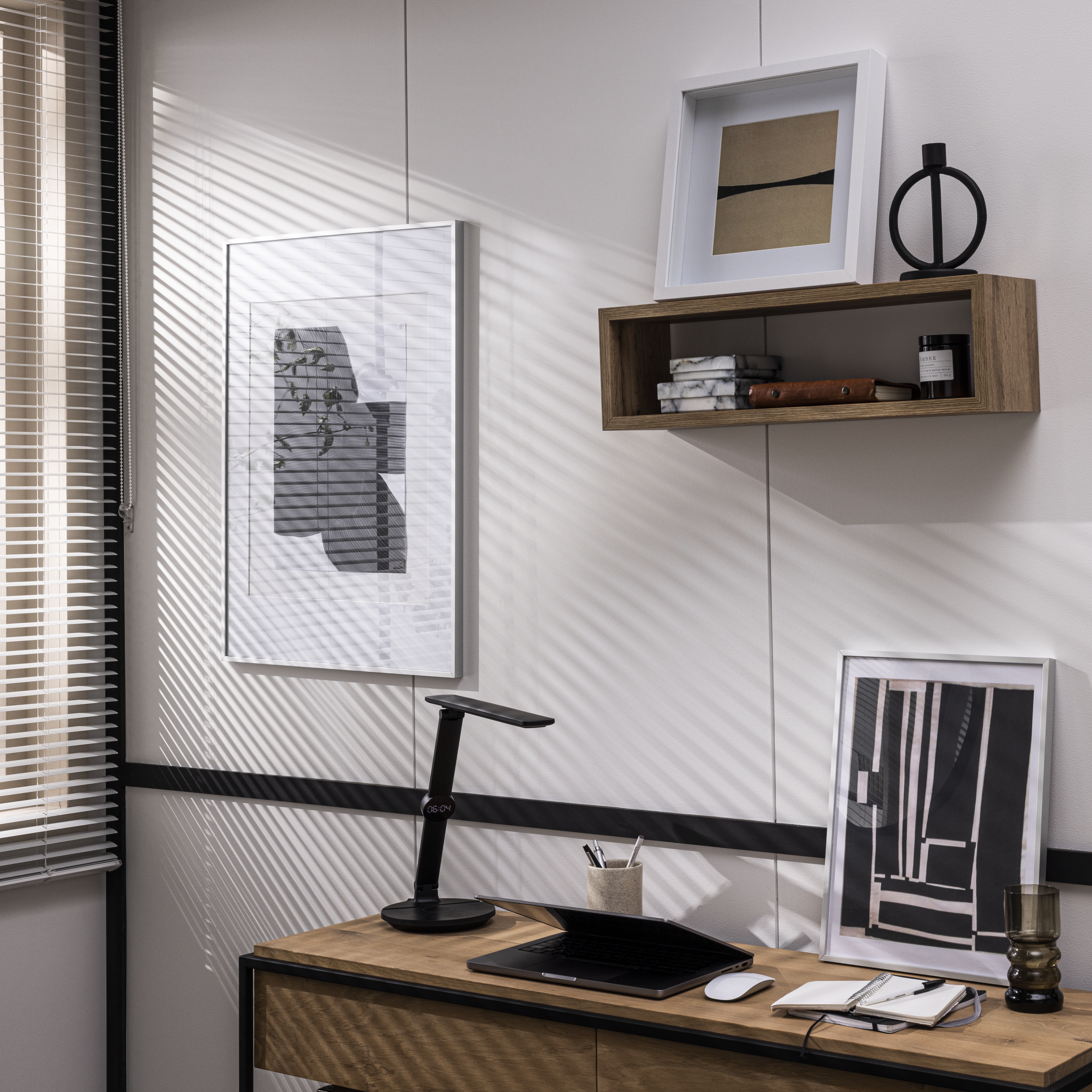 Cadre Milo, 30 x 30 cm blanc, INSPIRE - 9