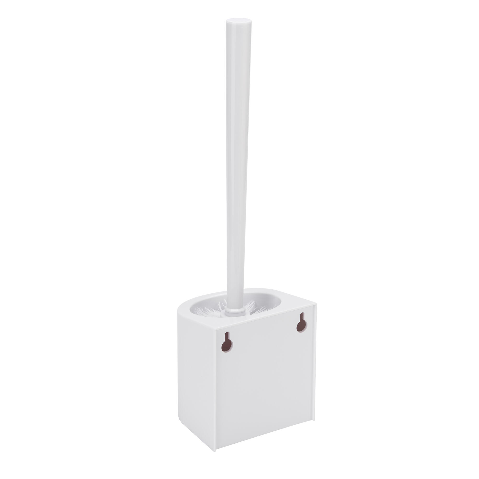 Pot avec brosse WC intégrée blanc vis Funky - 3
