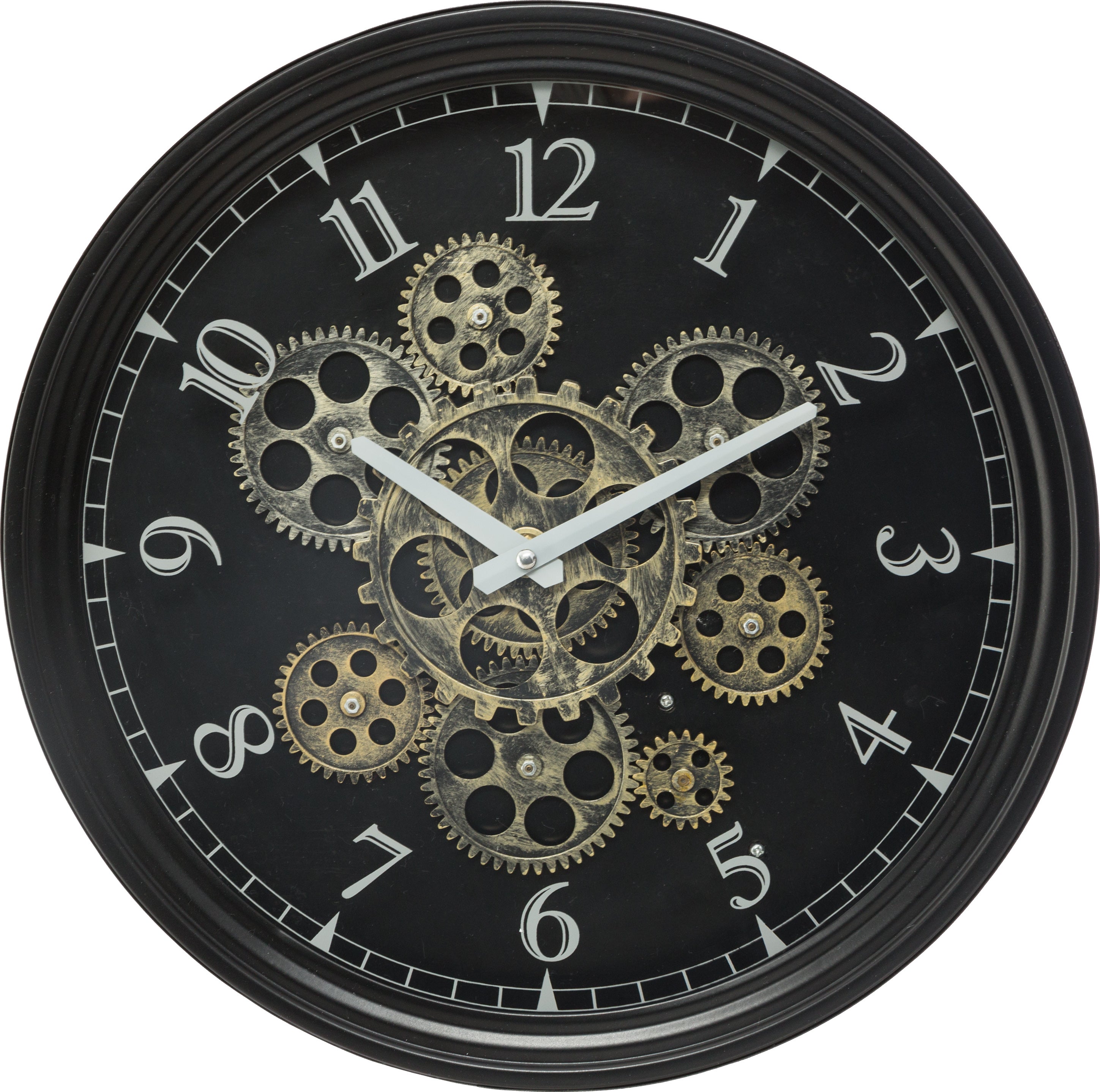 Horloge à fixation murale Vintage ATMOSPHERA marron Diam.21 cm - 4