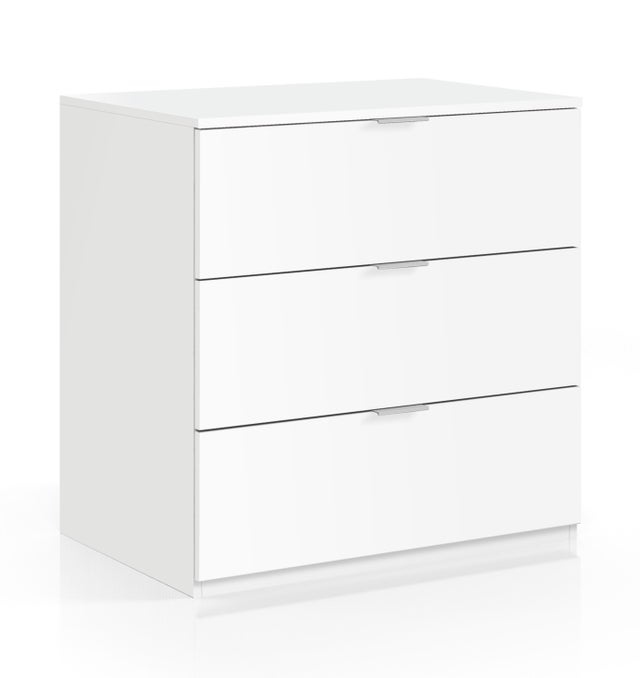Cómoda de frente cerrado con 3 cajón/es de 77x80x38 cm