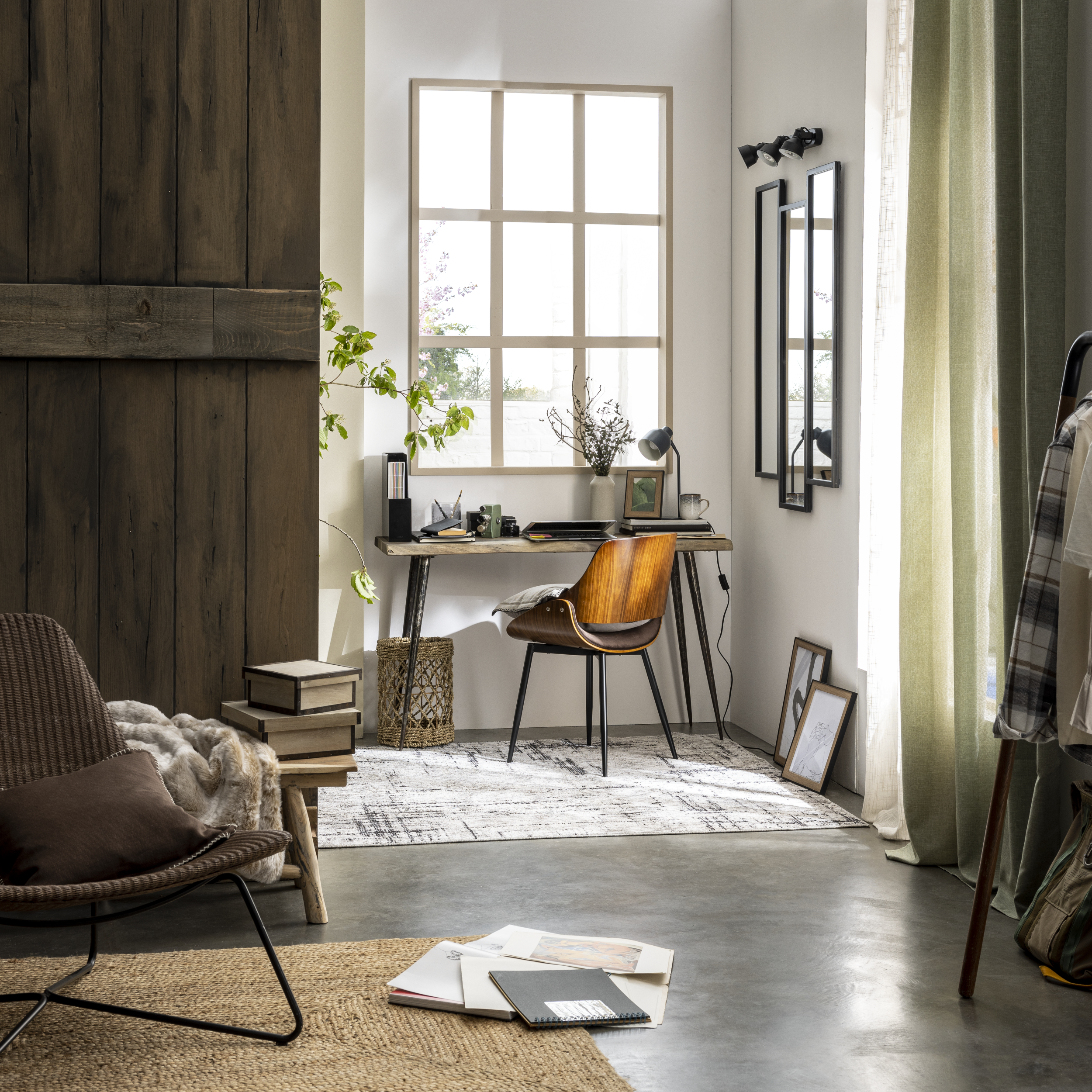 Moldura industriel walnut 18x24 cm Inspire - 18