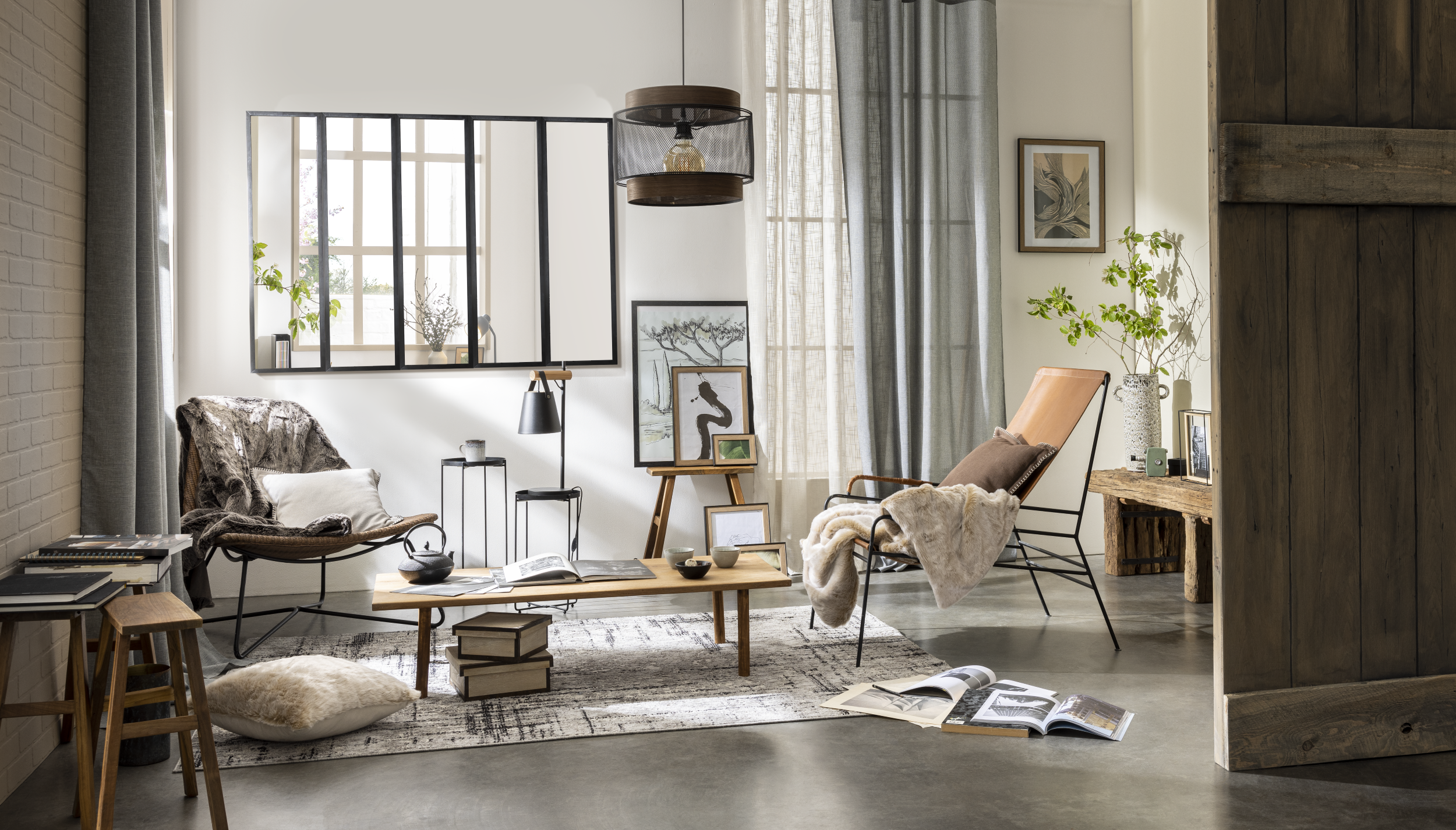 Moldura industriel walnut 18x24 cm Inspire - 13