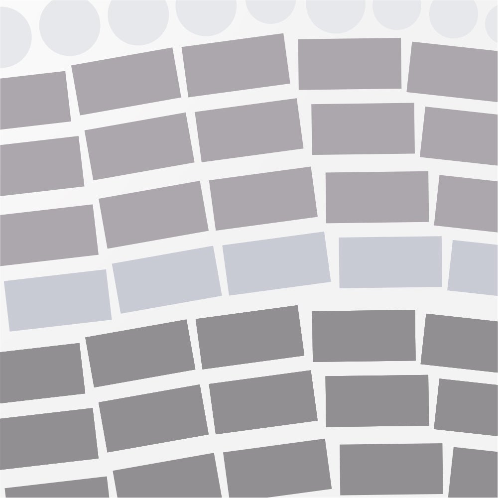 Lot de 12 stickers décoratifs mosaique, bleu, 15 cm x 15 cm - 4