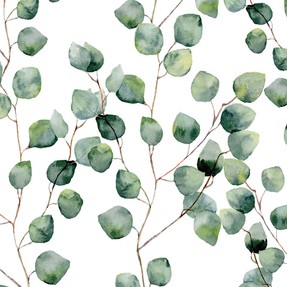 Cenefa adhesiva PVC lavable naturaleza Ramitas verde 10 cm x 3 m - 5