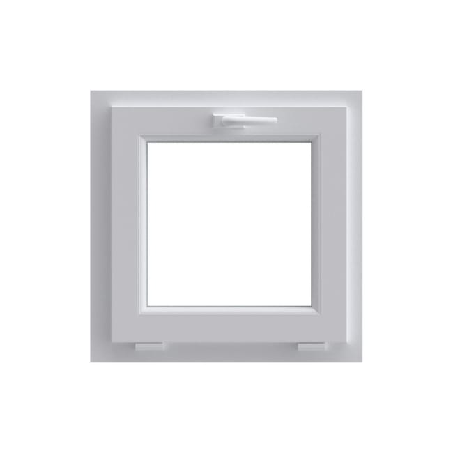Leroymerlin Finestra in PVC bianco L 50 x H 50 cm 1 anta ribaltabile