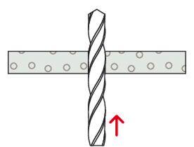 2 Taco de vuelco con hembrilla abierta fischer VH M4 para pared hueca, ø 10 x 95 mm - 11