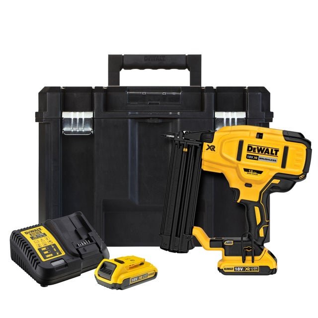 Cloueur de finition DEWALT XR 18V, 2 Batteries 2Ah + Chargeur, DCN680D2-QW