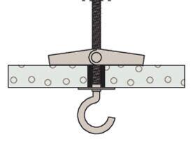 2 Taco de vuelco con hembrilla abierta fischer VH M4 para pared hueca, ø 10 x 95 mm - 8