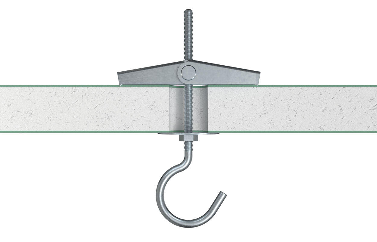 2 Taco de vuelco con hembrilla abierta fischer VH M4 para pared hueca, ø 10 x 95 mm - 5