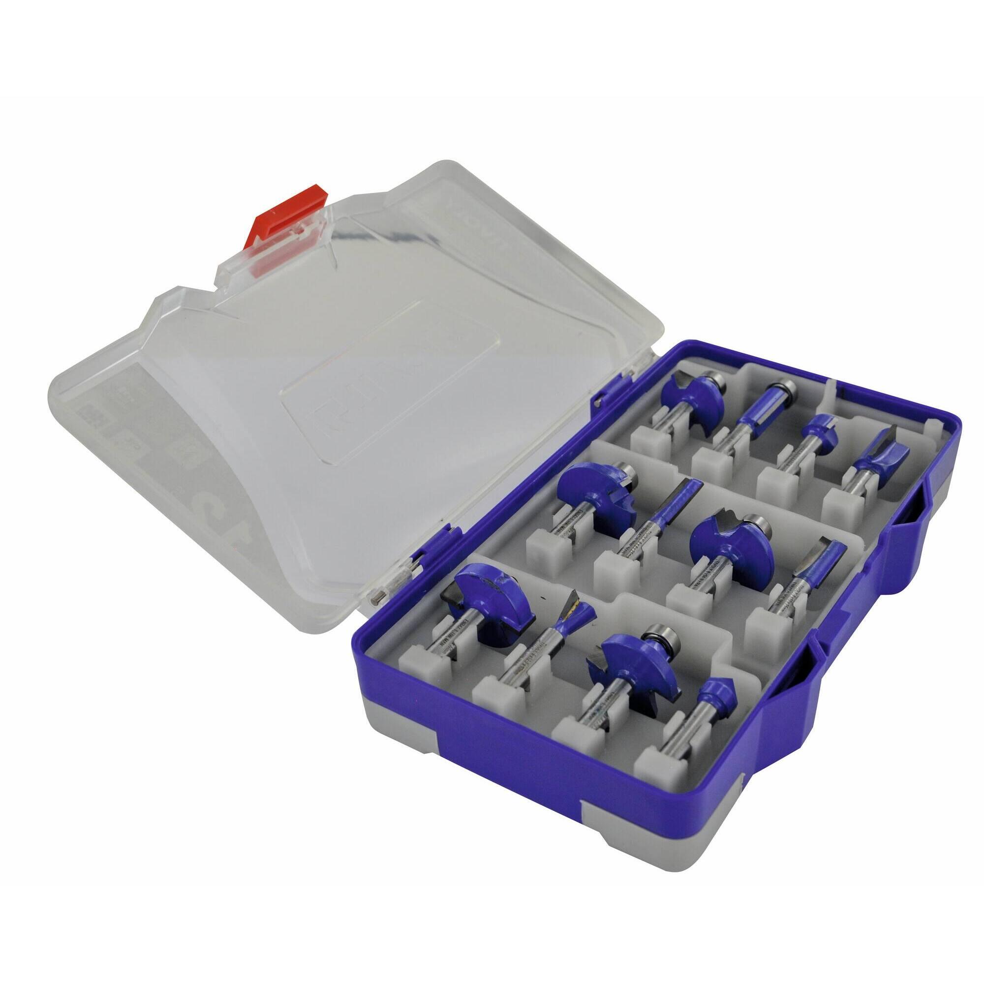 Coffret de 12 fraises forme assorties profilage technic, Diam.8 mm TIVOLY - 3