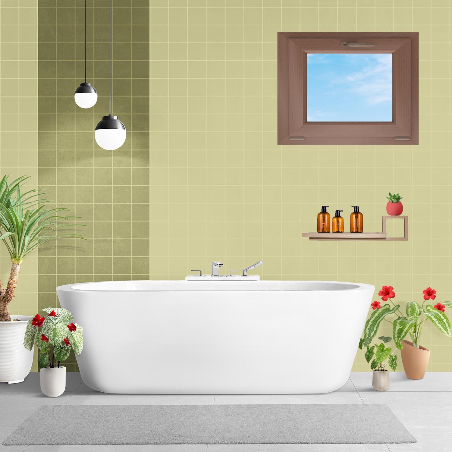 Davanzale In PVC Per Interni - 20x100 Cm, Effetto Rovere Dorato | Facile Da Pulire E Installare - Foto 5