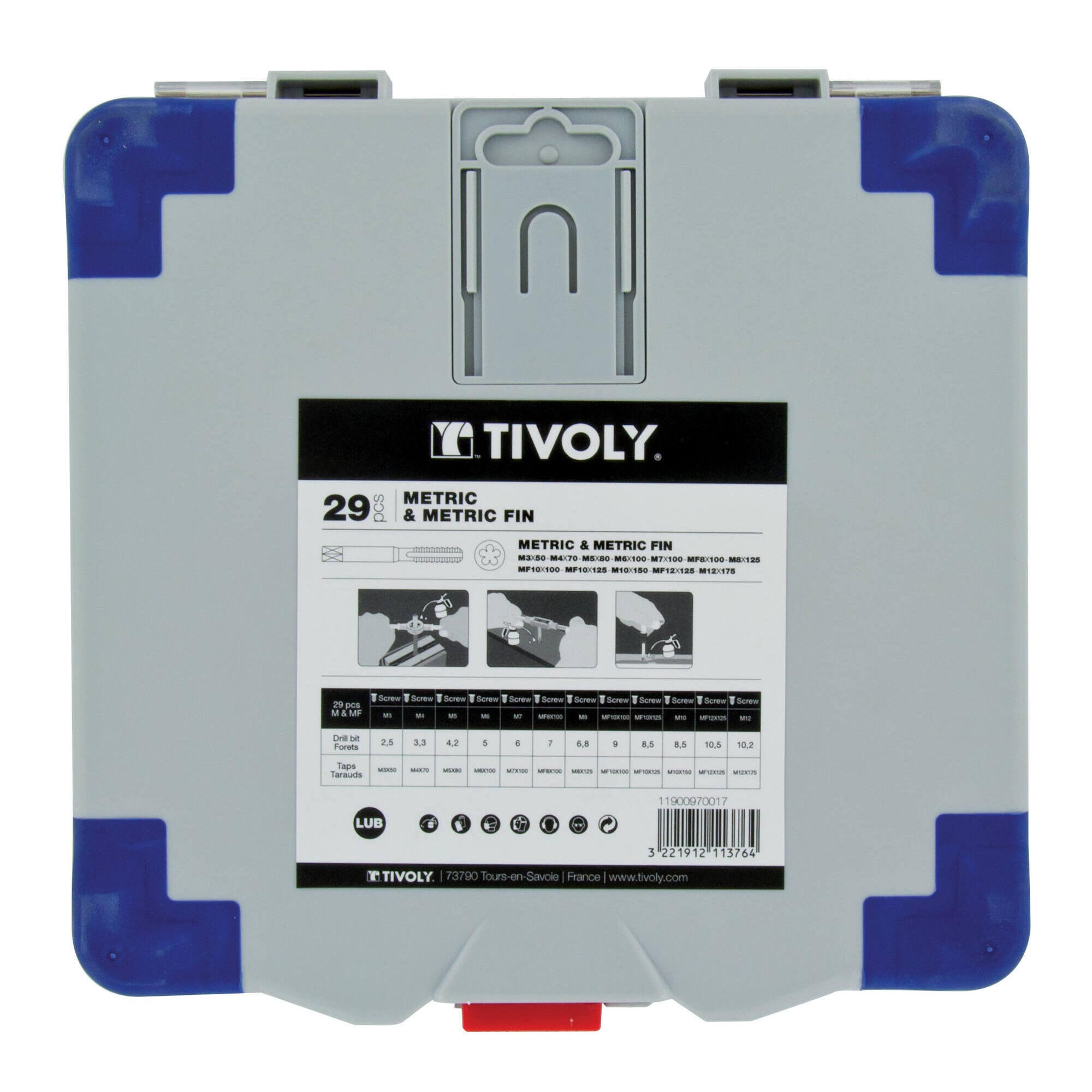 Coffret de 29 pièces pour tarauds TECHNIC TIVOLY - 4