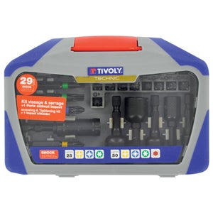 Perceuse Visseuse Sans Fil TEENO 21V - 2 Batteries 1.5Ah, 40Nm, 18+1 Couples, 2 Vitesses + LED, Kit Bricolage Complet