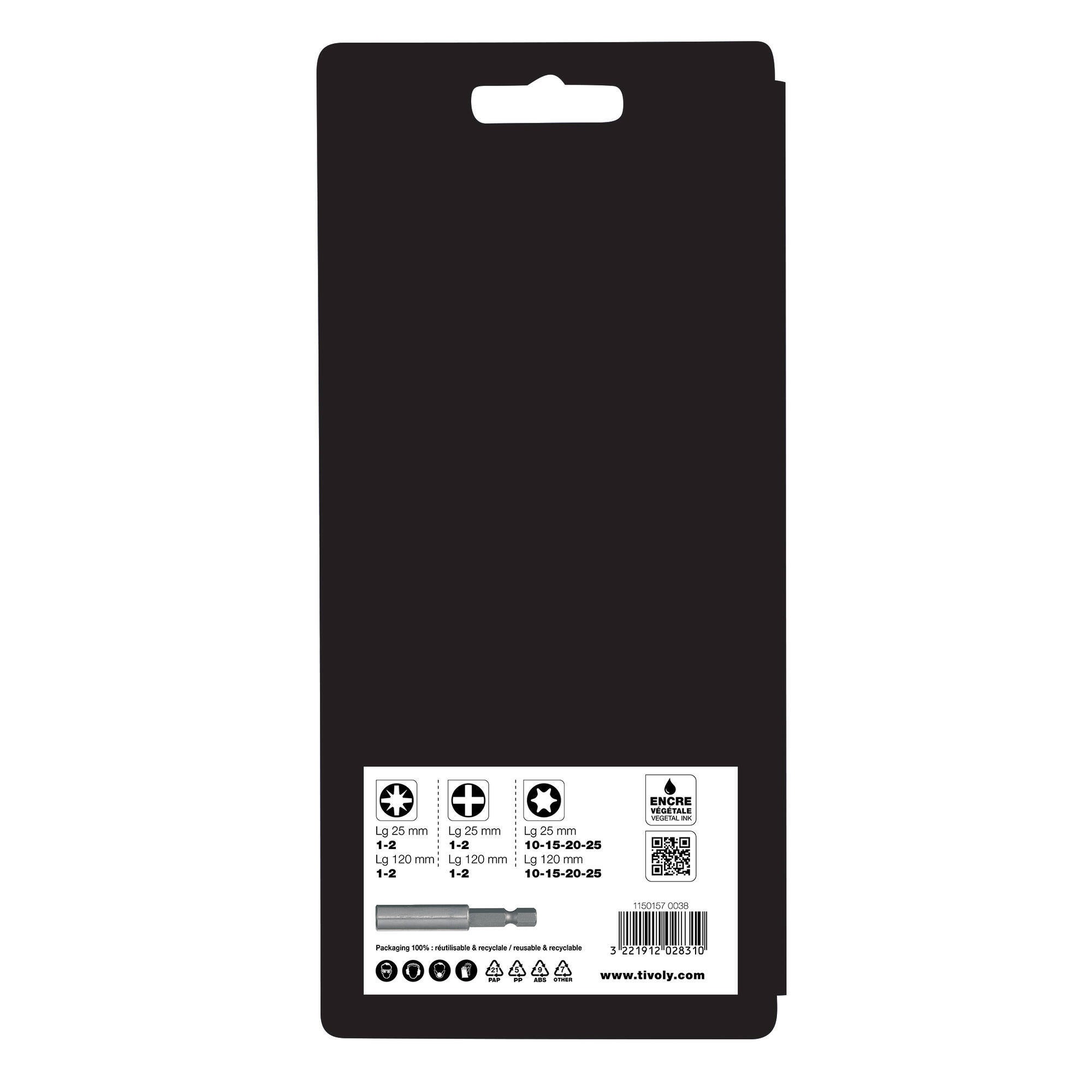 Coffret de 17 pièces vissage extra-long TIVOLY - 3