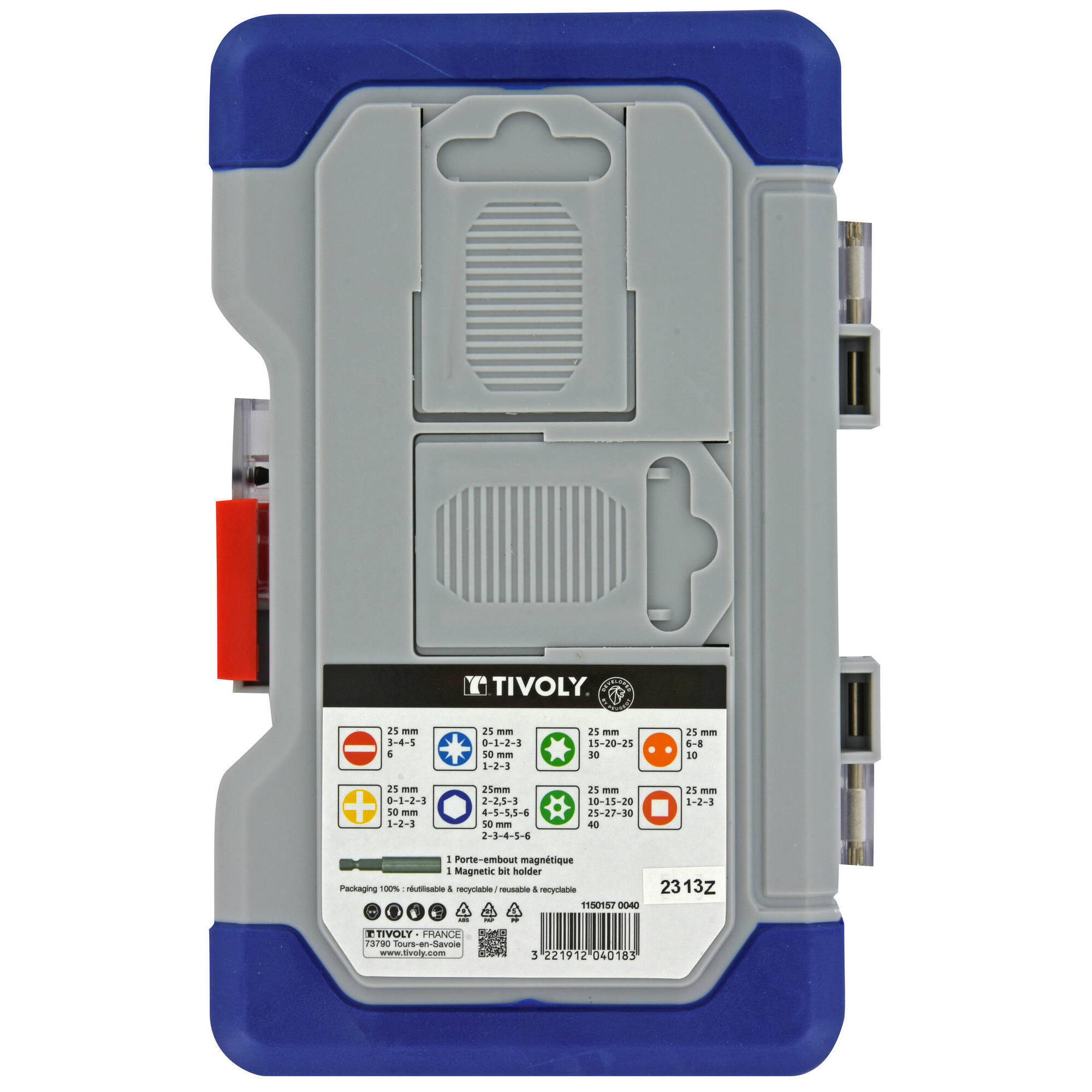 Coffret de 53 embouts de vissage + 1 porte-embout magnétique TIVOLY - 4