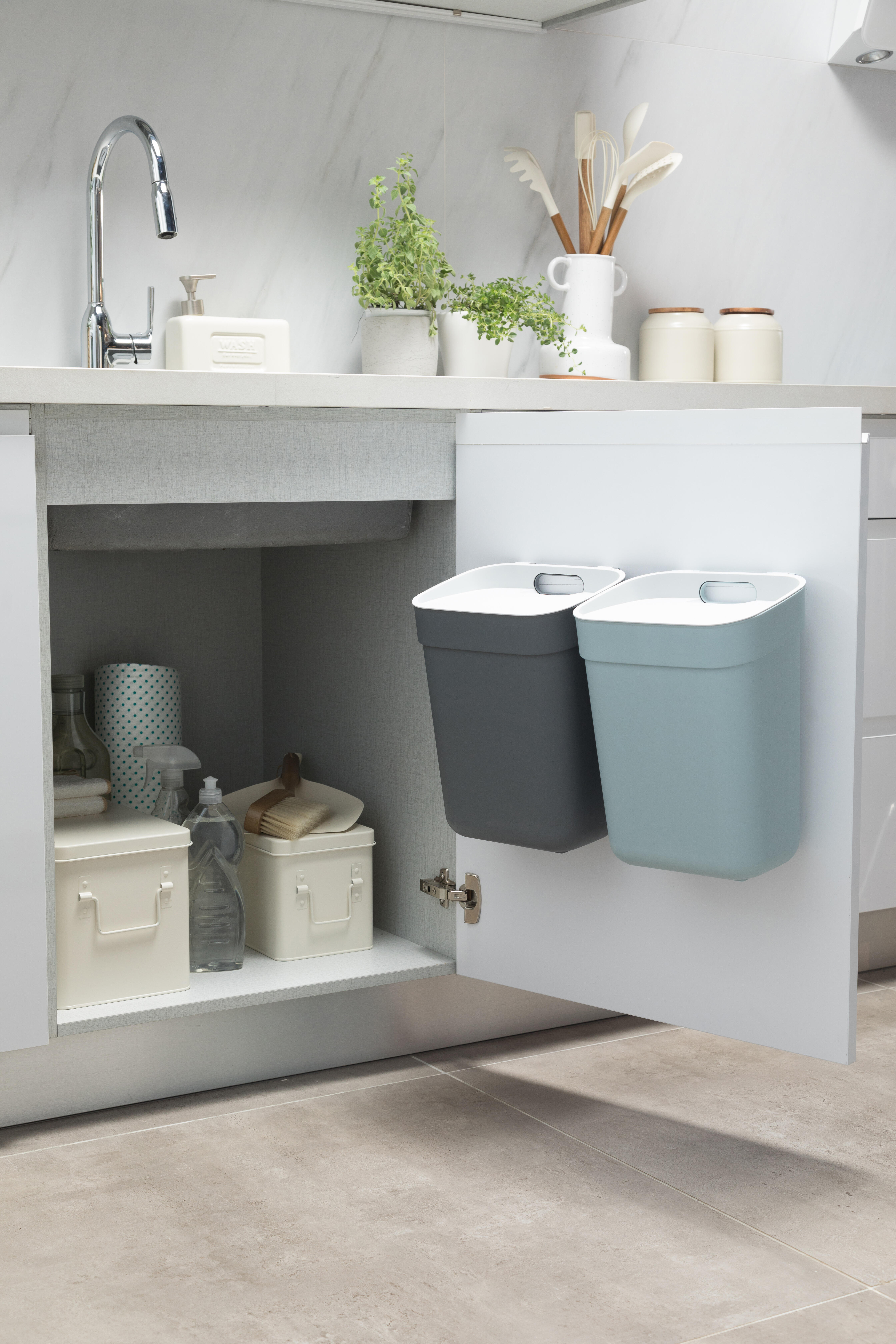 Balde de lixo 30 L Collect branco - 8