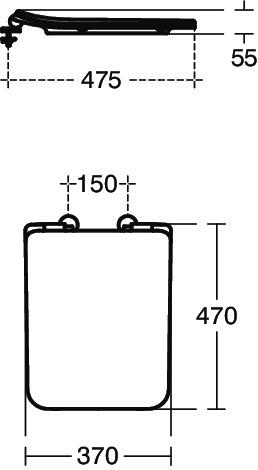 Tapa wc ideal standard amortiguada blanco