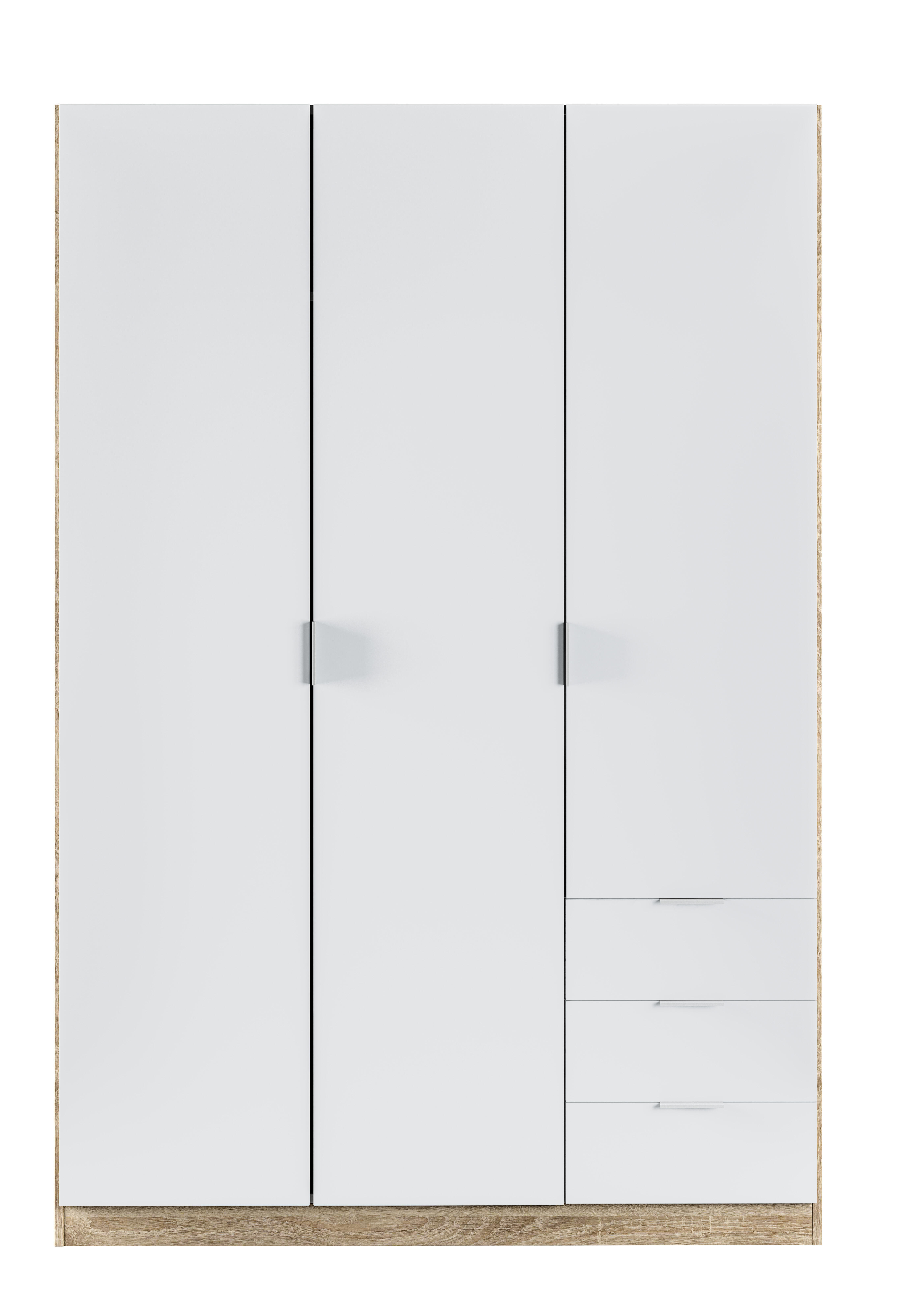 Armario puerta abatible Enea 121x180x52cm blanco - 9