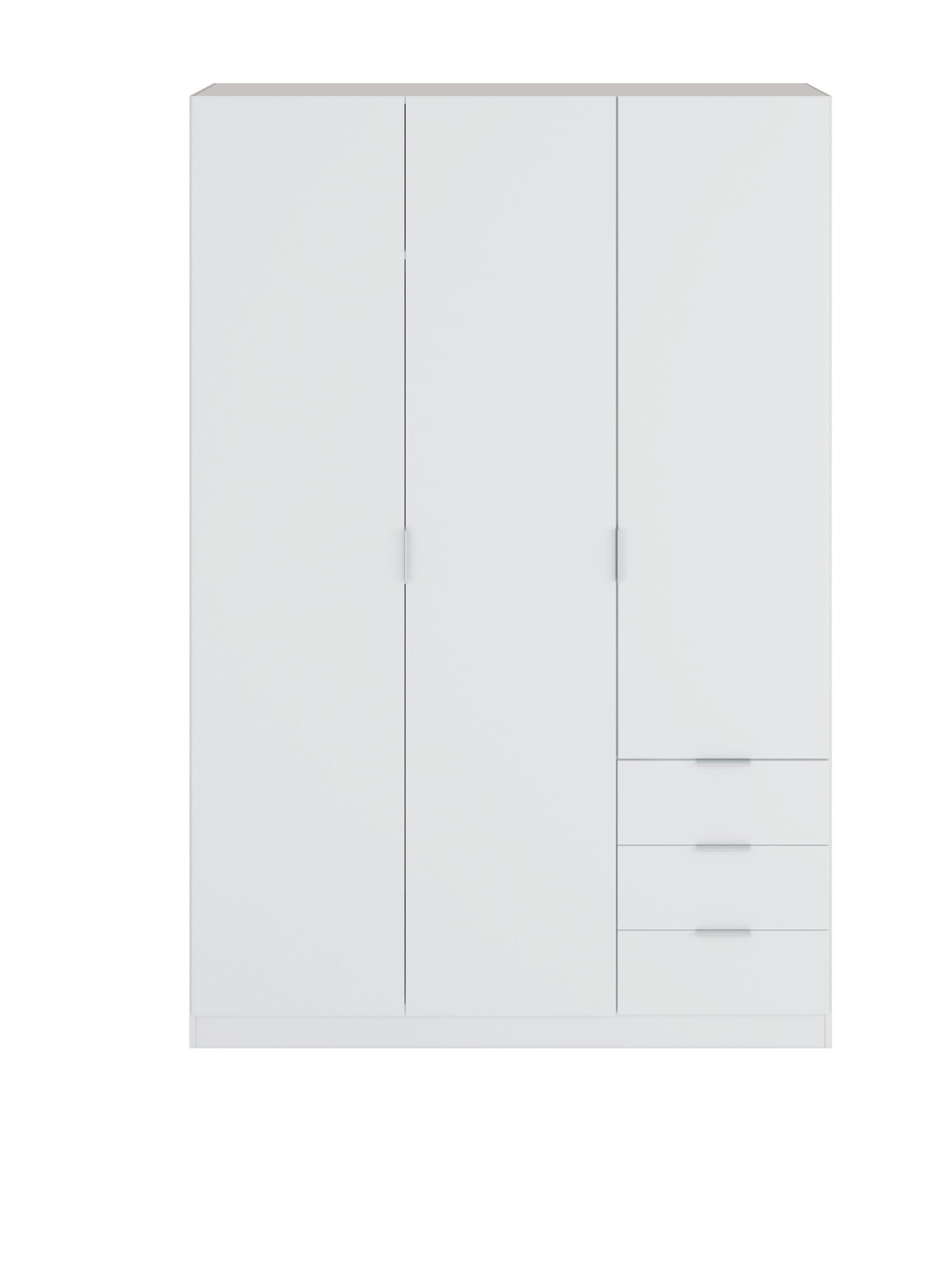 Armario puerta abatible Enea 121x180x52cm blanco - 6