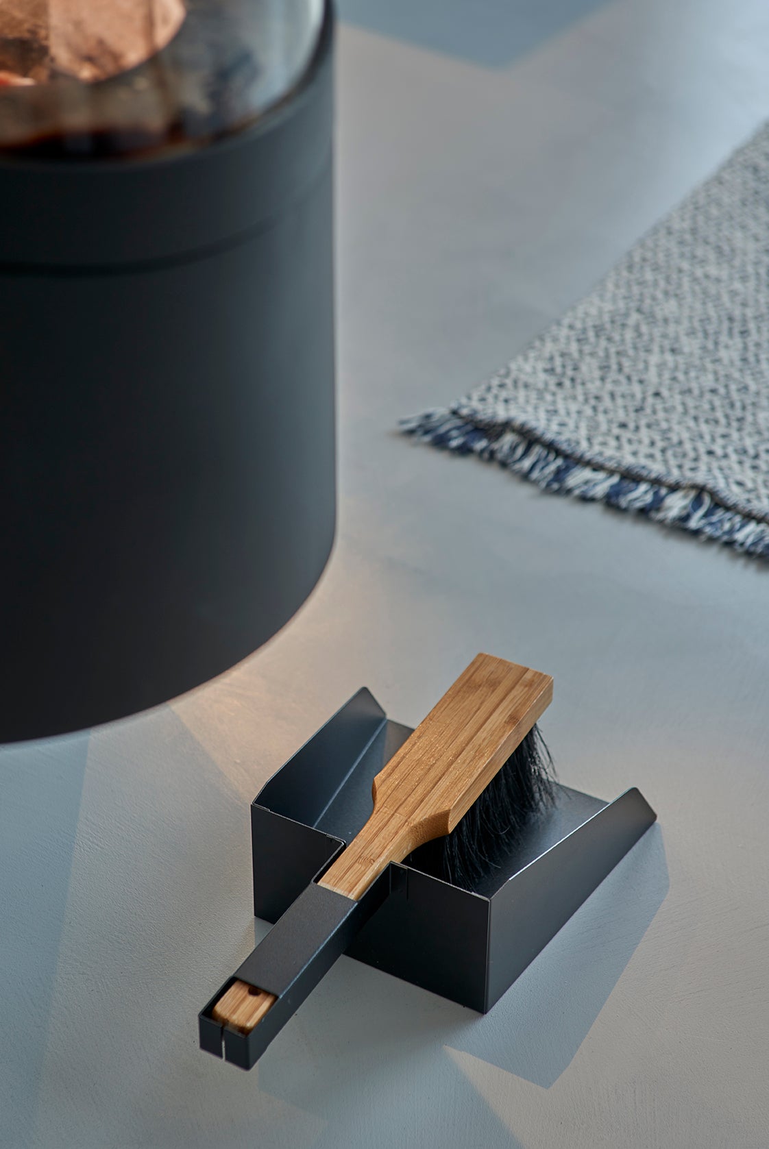 Accessoires pour foyers de cheminées acier noir et naturel Duetto DIXNEUF - 2