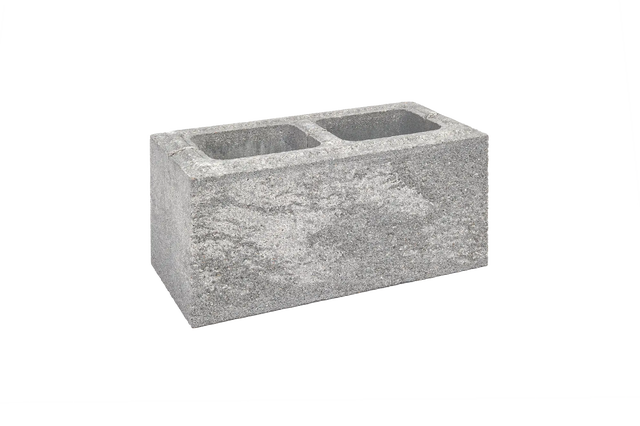 Bloczek słupkowy 40.4x20x20 cm kremowo-szary Shot Ziel-Bruk