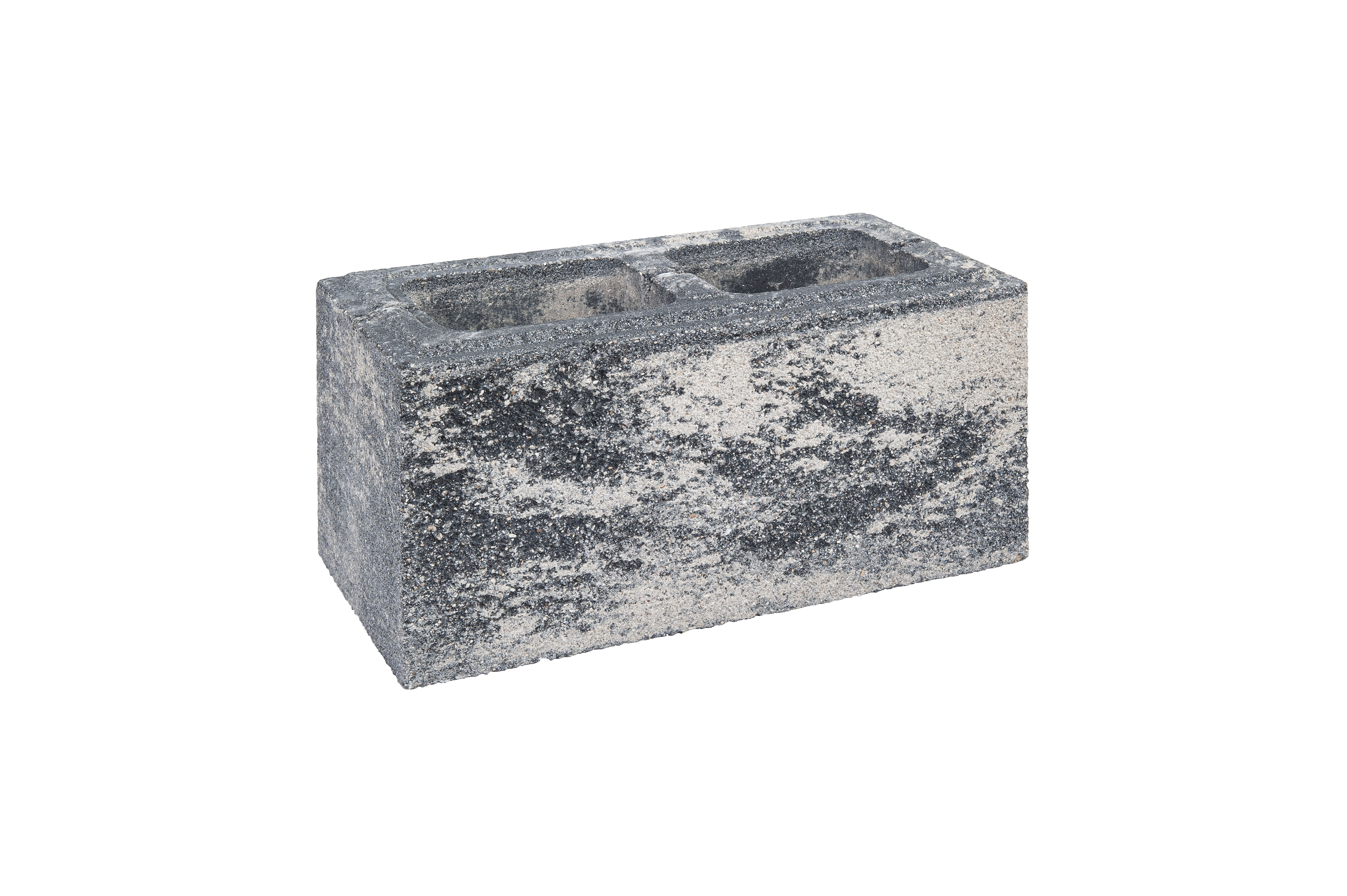 Bloczek słupkowy 40.4x20x20 cm Shot onyx Ziel-Bruk