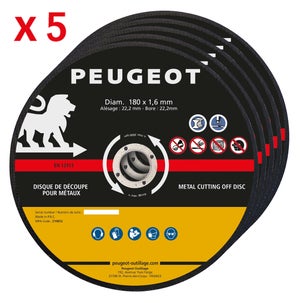 5 Disques à Tronçonner 50 Mm - Alésage 10 Mm, épaisseur 1 Mm, Pour Meuleuse D'angle, Scie à Onglet