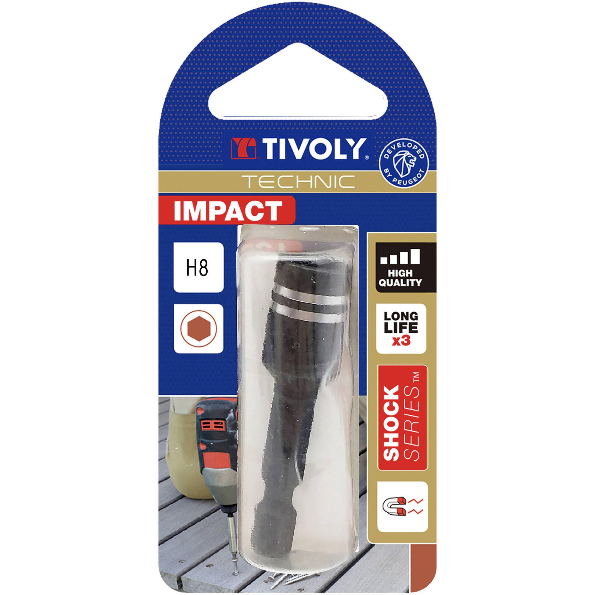 KS Tools 122.2103 Noix De Serrage Magnétique 1/4 - 10 Mm 6 Pans - Outil Robuste Et Précis