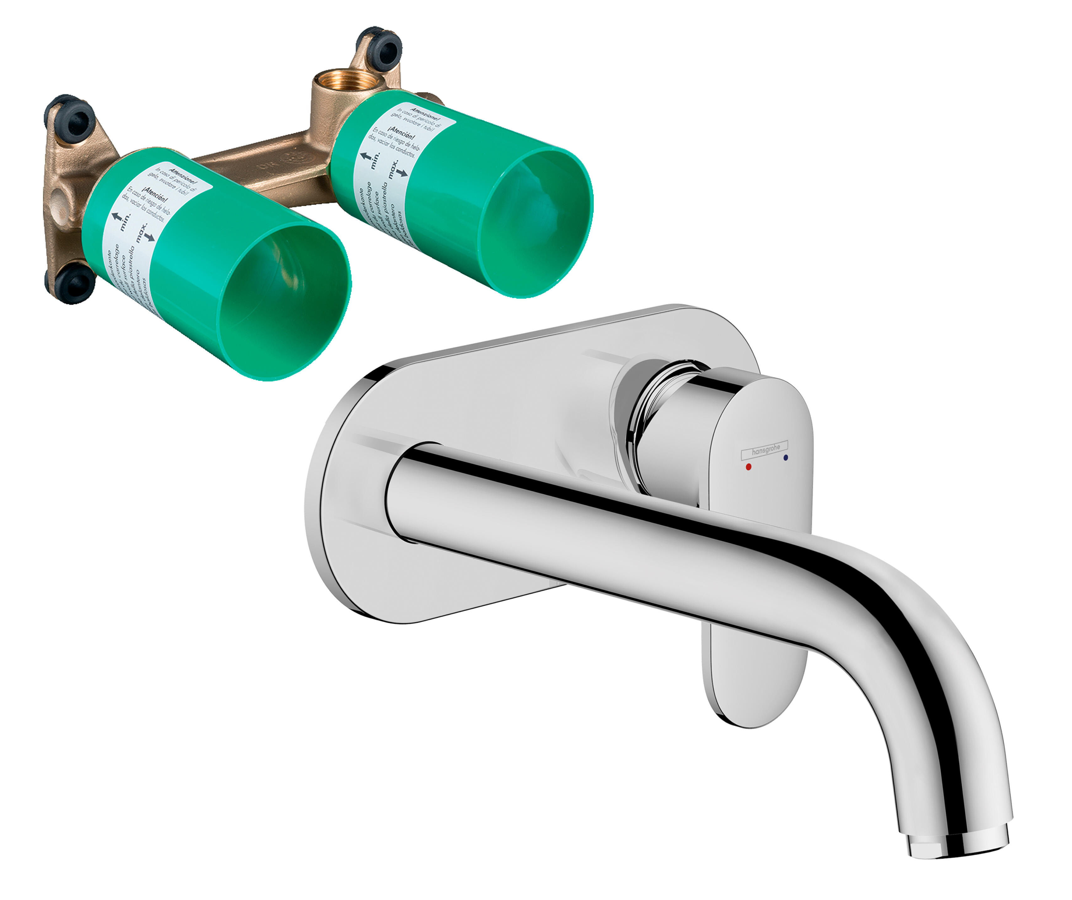 Grifo lavabo empotrado vernis blend cromo