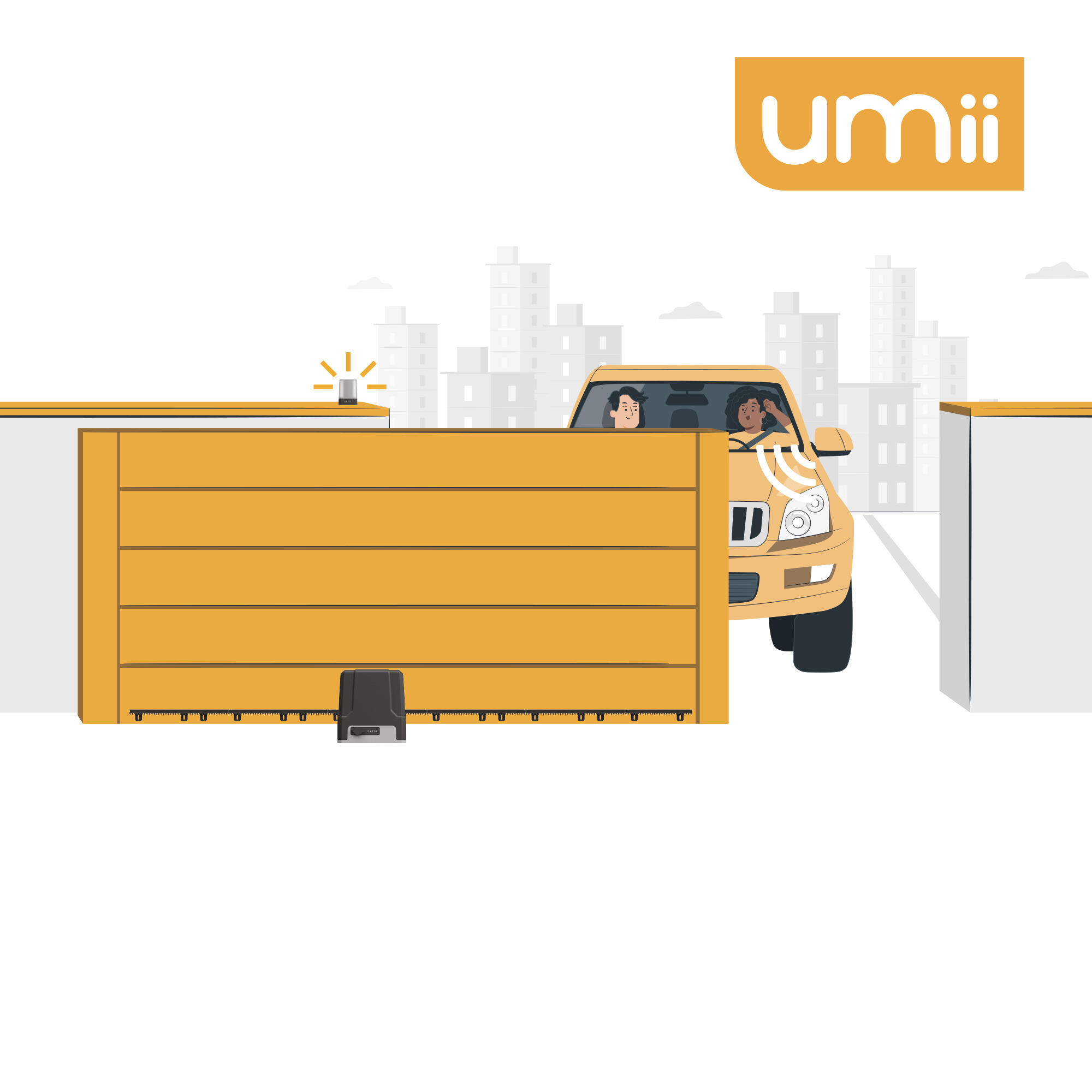 Motorisation connectée pour portail coulissant XC500, Extel - 10