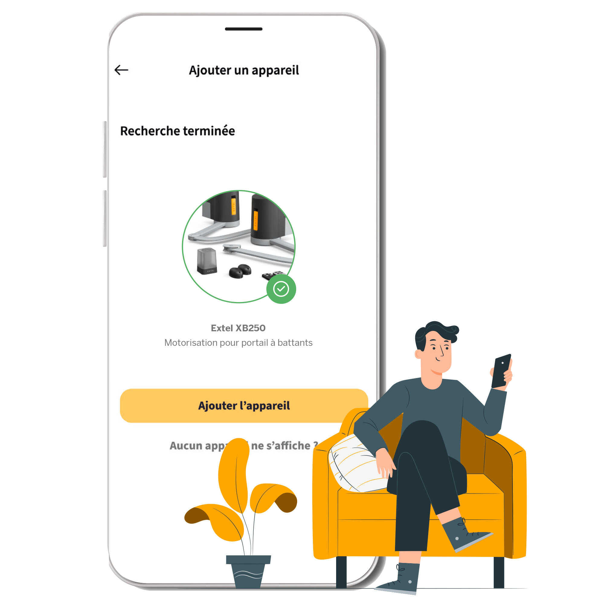 Motor para puerta de garaje batiente articulado EXTEL XB250 wifi - 14