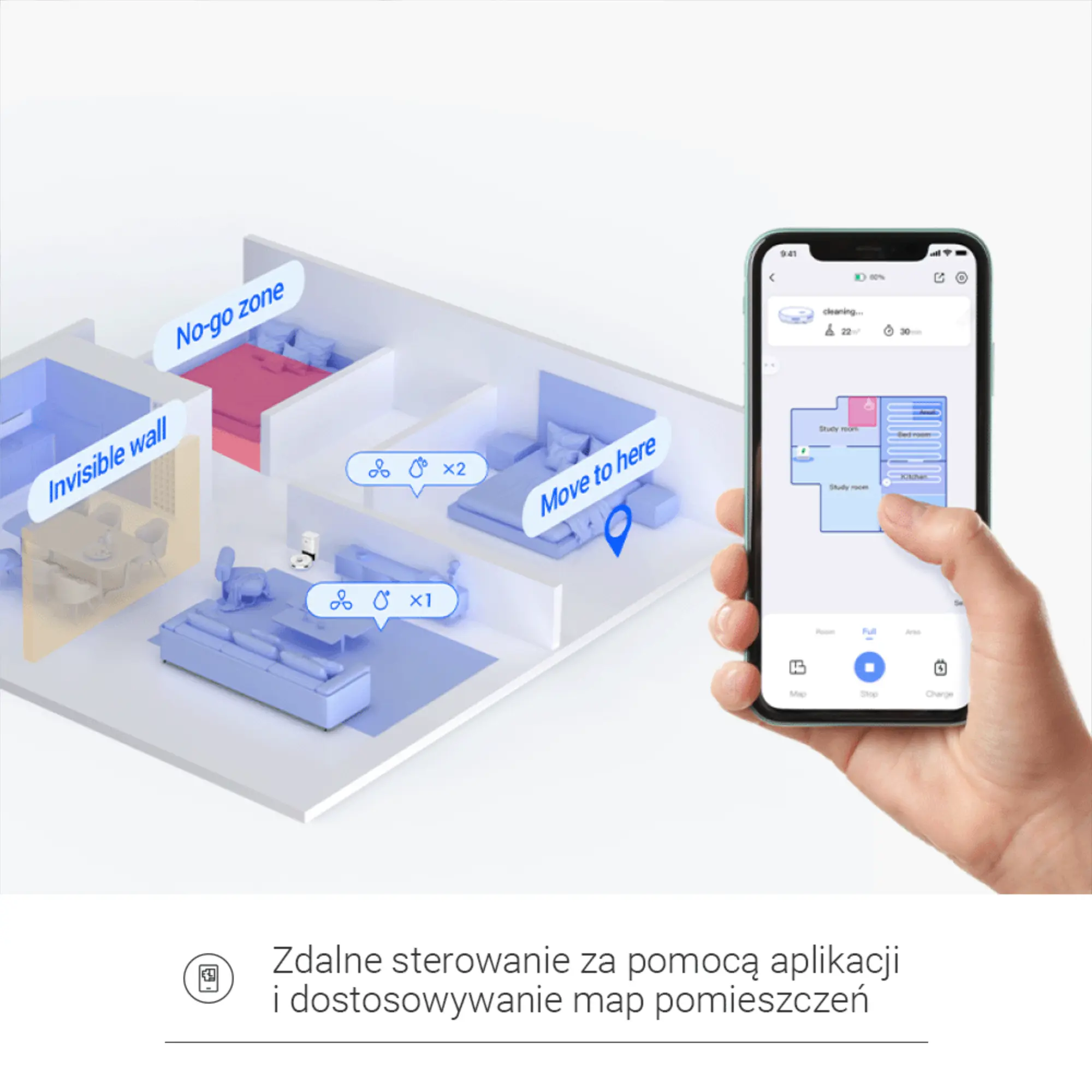 Robot sprzątający RE5 PLUS EZVIZ - 12