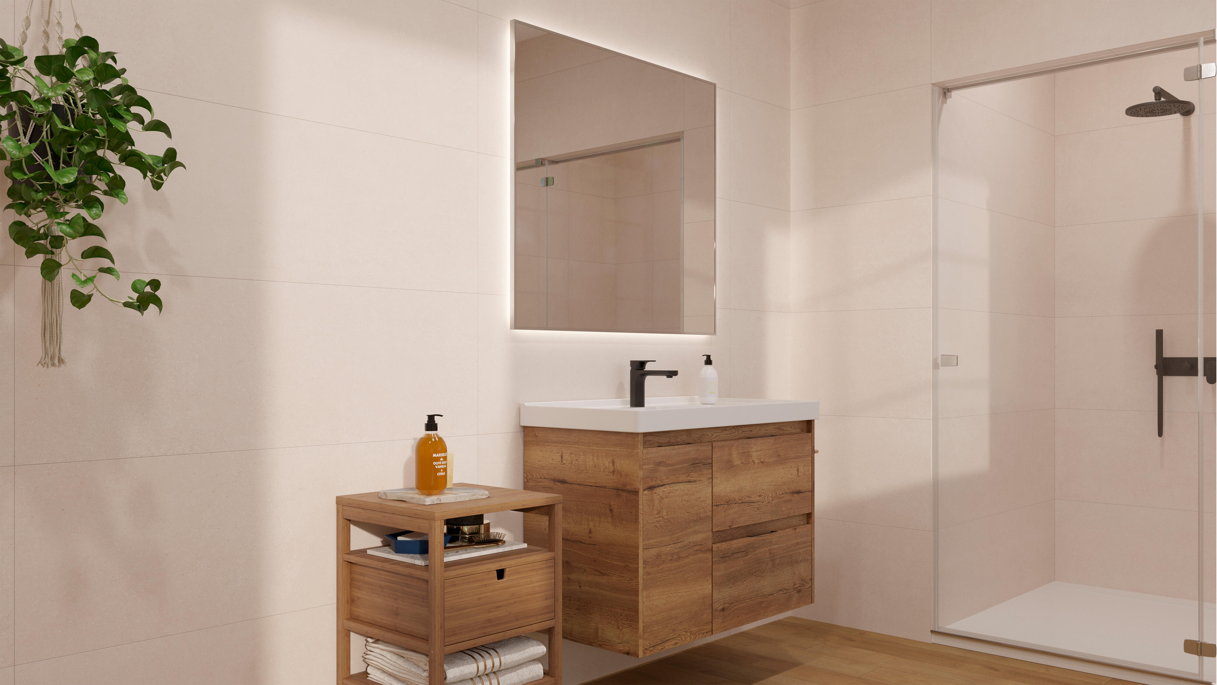 Revestimento cerâmico Norton Cream 30x90 cm - 10