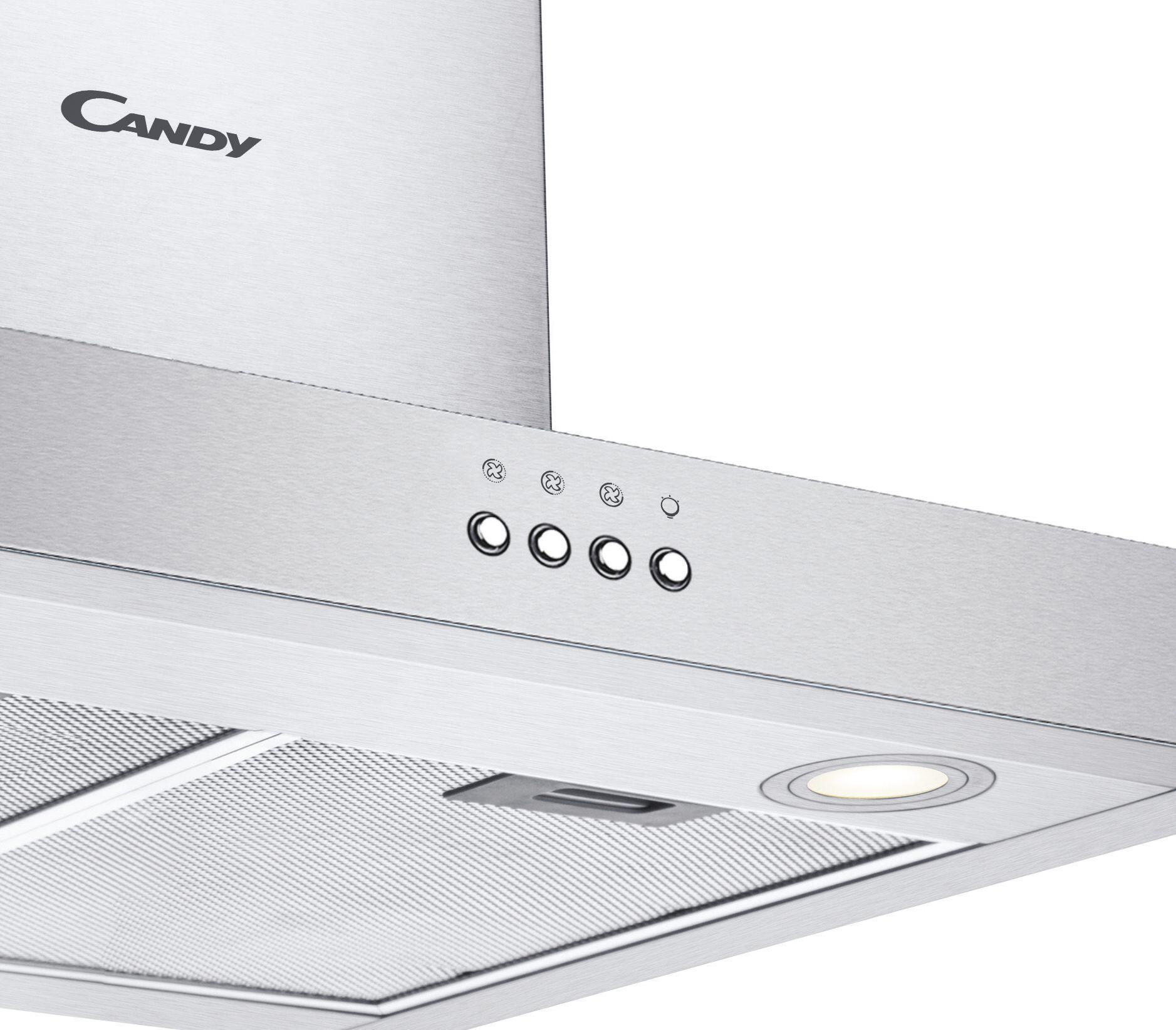 Hotte décorative murale L60 cm CANDY CMB655X inox - 2