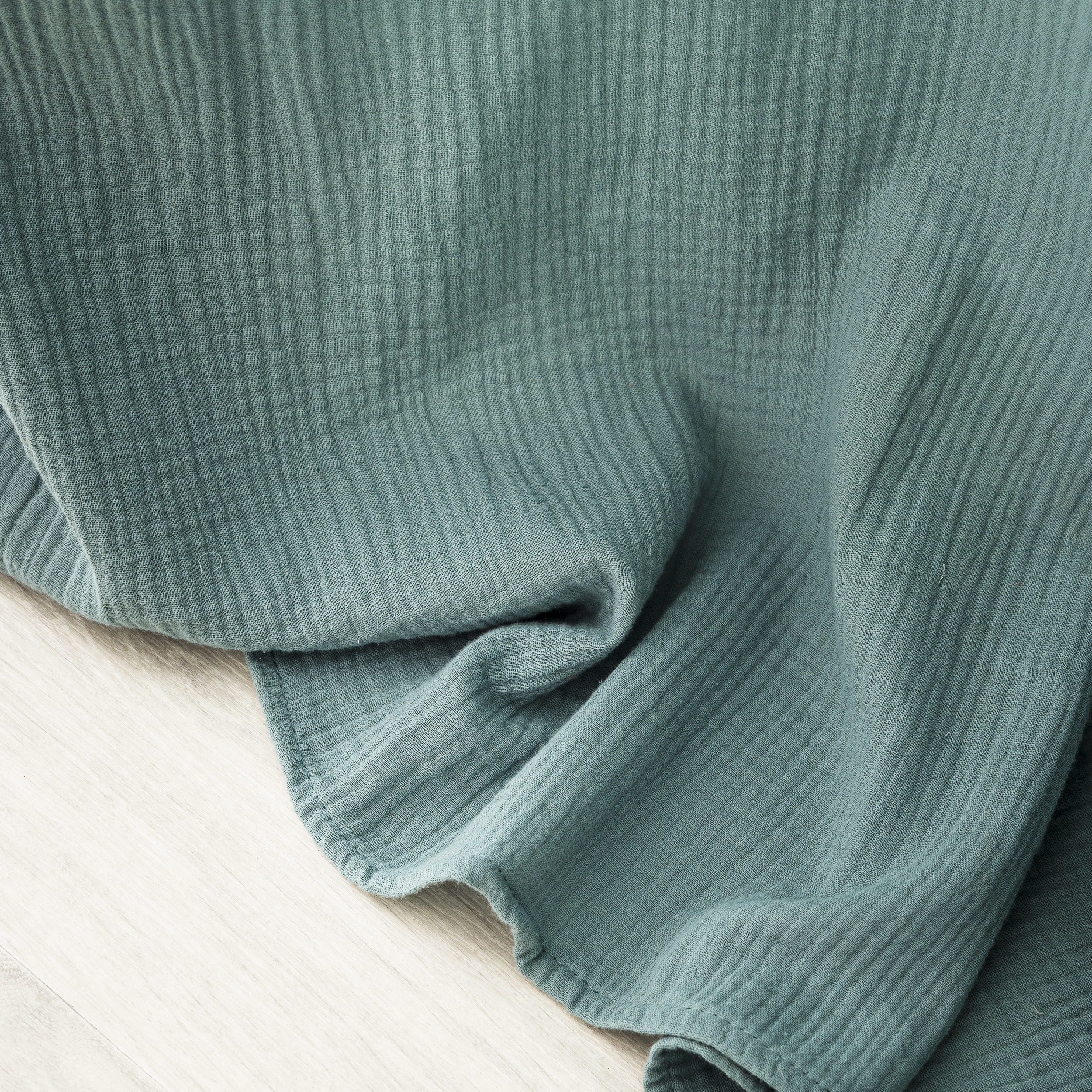 Rideau tamisant, Suzan coton, bleu H.280 x l.140 cm INSPIRE - 5