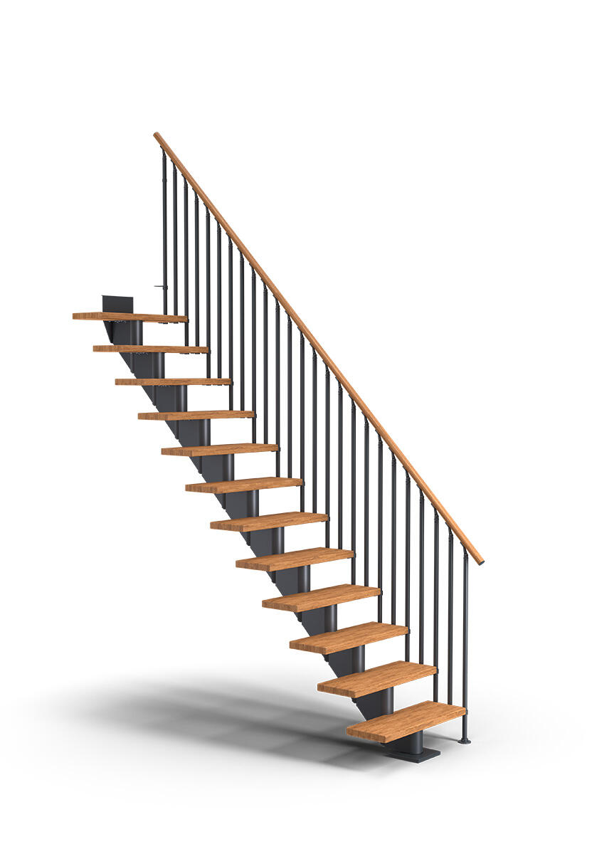 Finition escalier bois, verni, huilé, brossé, acier, thermo, laqué ou brut
