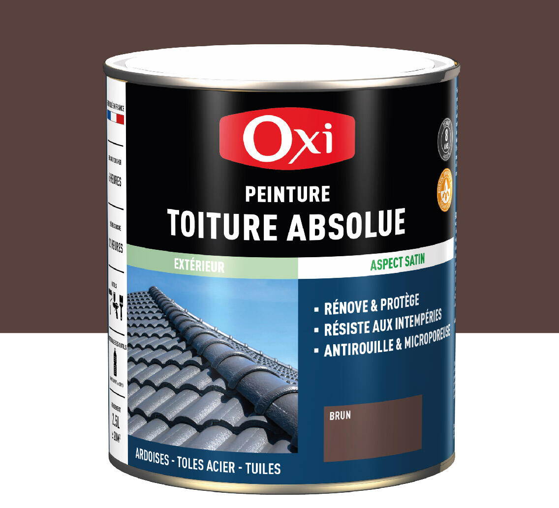 Peinture d’une toiture en tuile beton