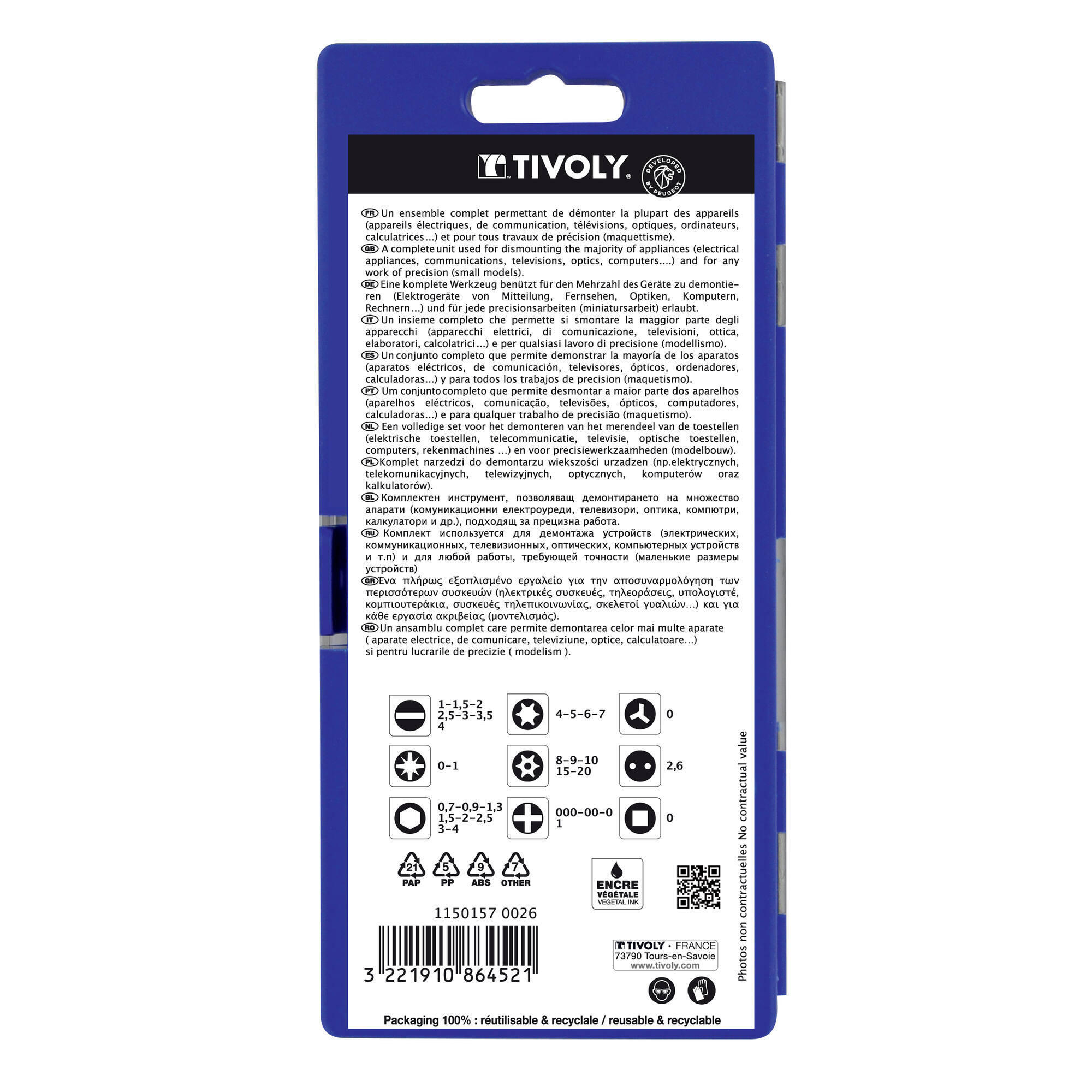 Set de 35 microvissages de précision TIVOLY - 4