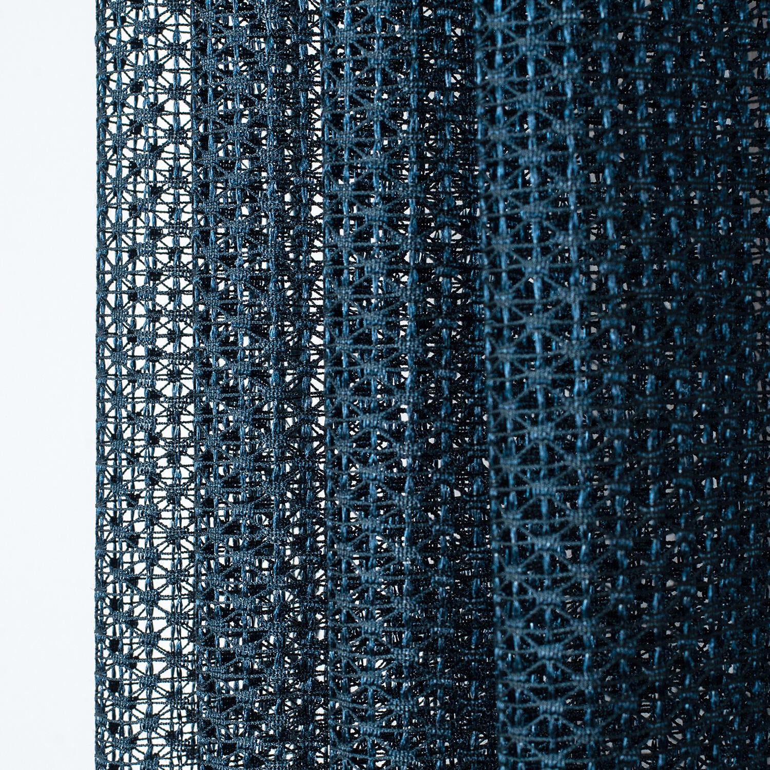 Visillo ollaos Cleanthis poliéster azul marino ROCLE de 140x240cm - 3