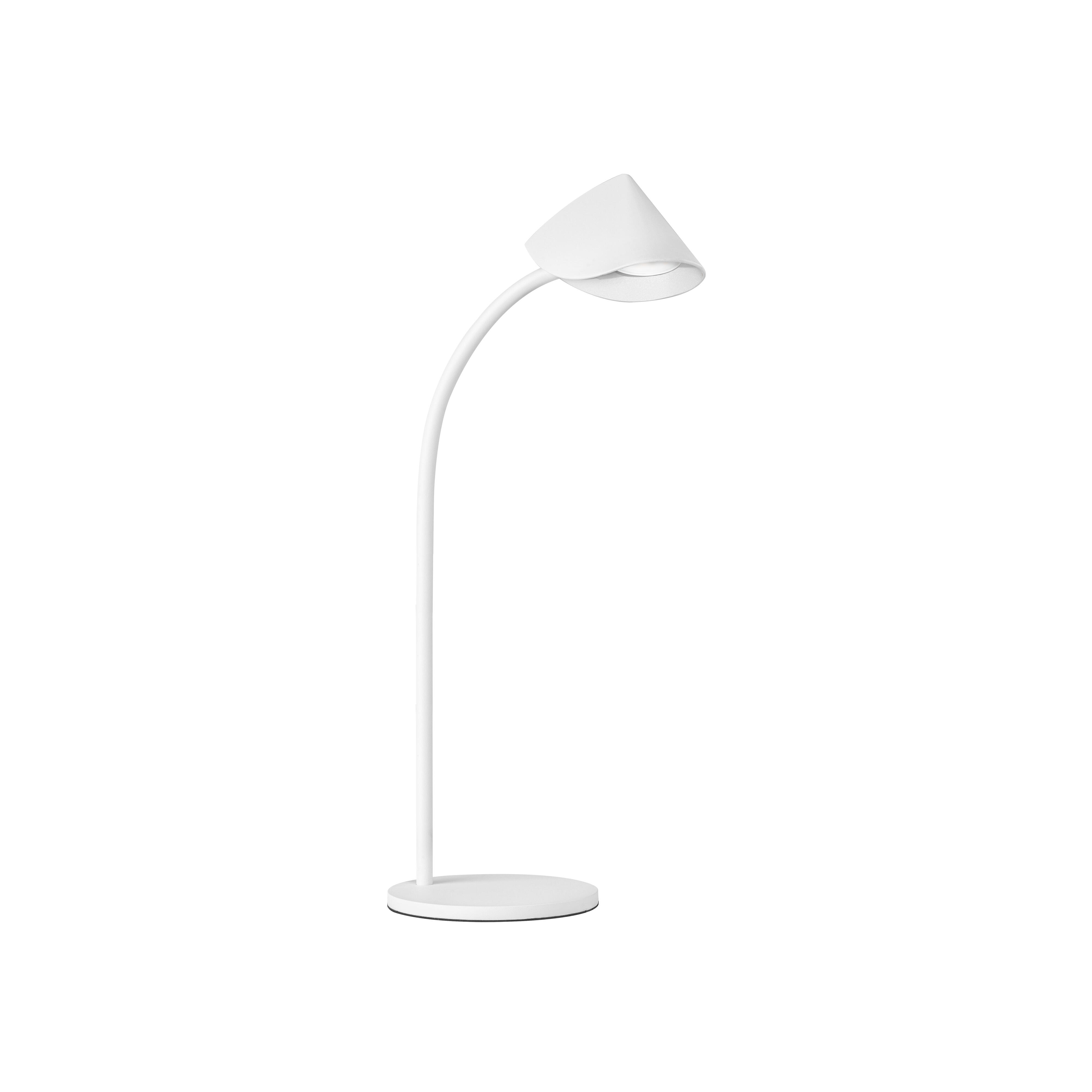 Lámpara de mesa capuccina negro mantra blanco cálido 56 cm alto
