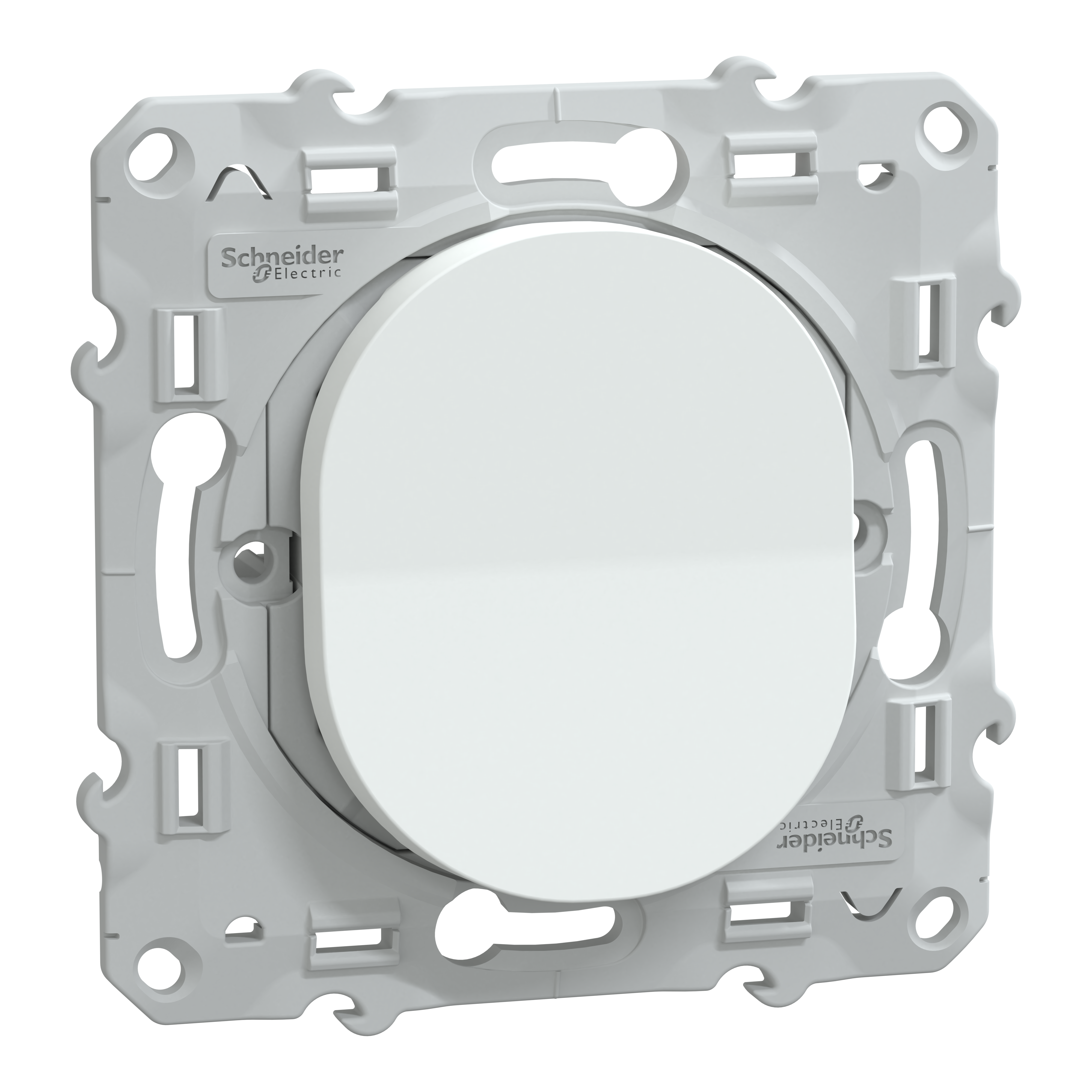 Poussoir à assembler Ovalis, SCHNEIDER ELECTRIC, blanc - 10