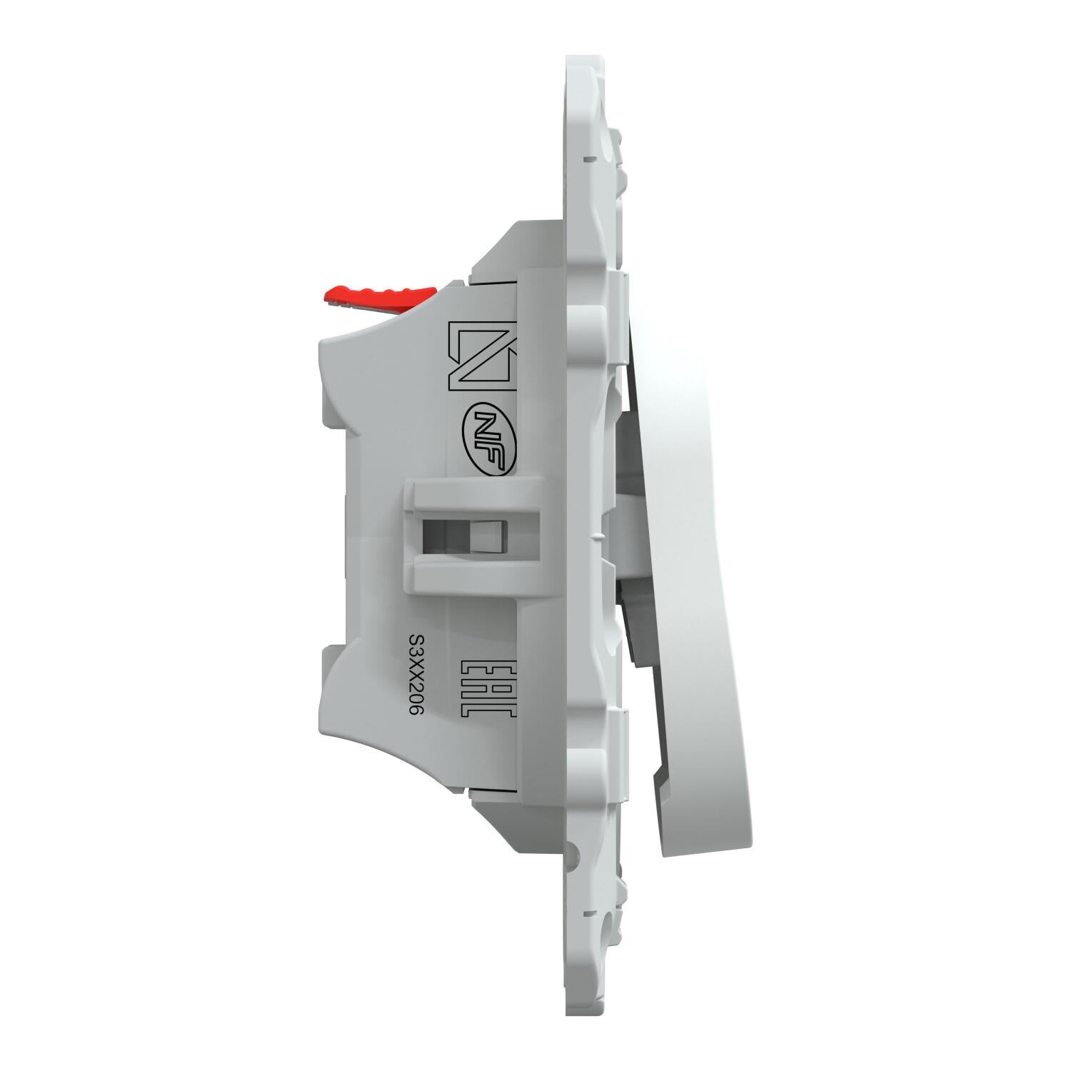 Poussoir à assembler Ovalis, SCHNEIDER ELECTRIC, blanc - 6