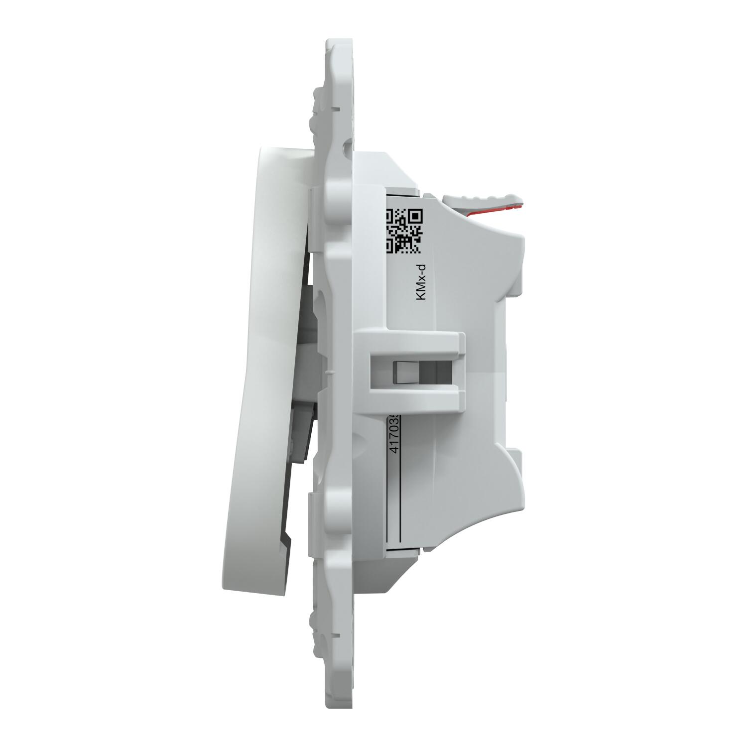 Poussoir à assembler Ovalis, SCHNEIDER ELECTRIC, blanc - 5